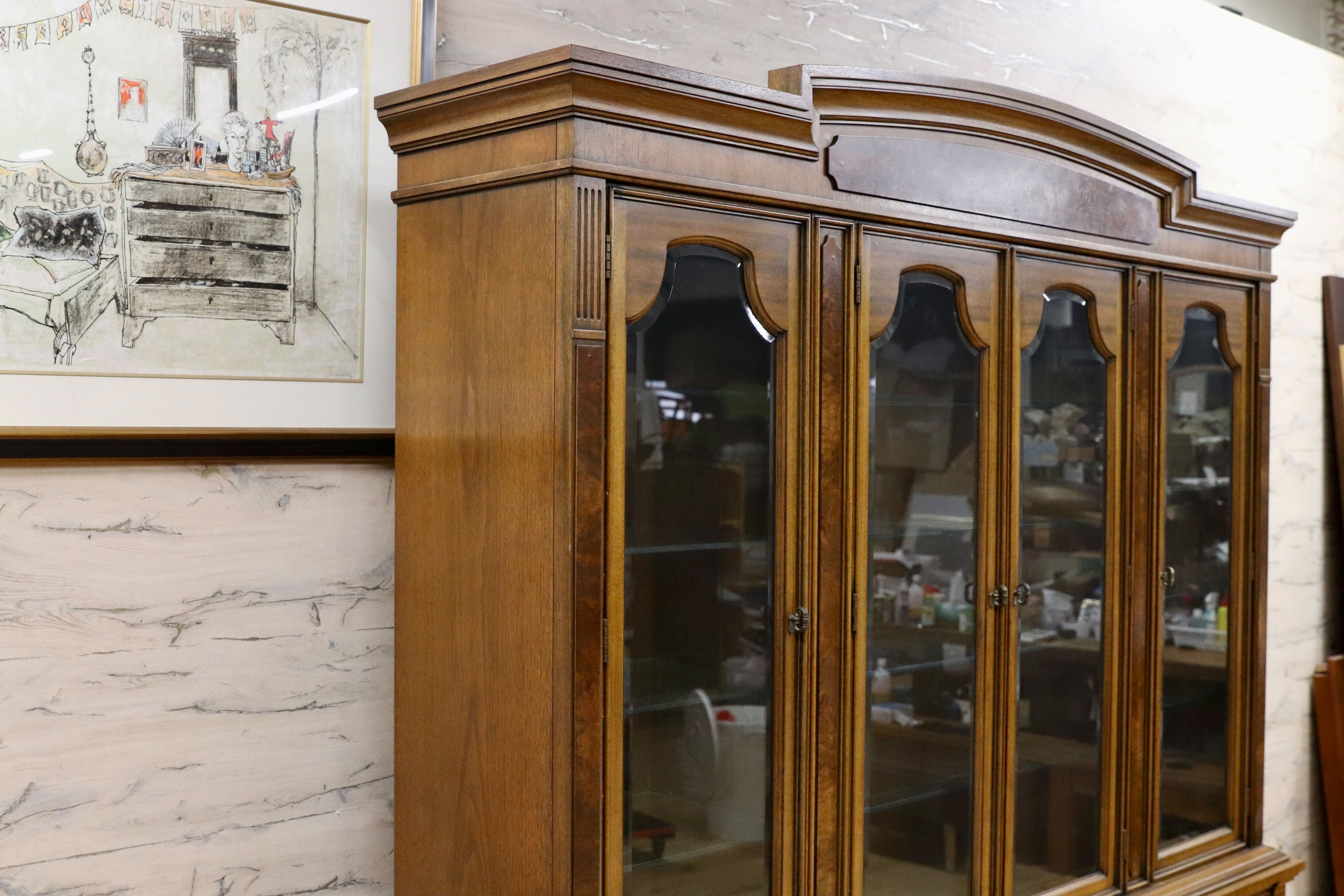 GMHK834○DREXEL HERITAGE / ドレクセルヘリテイジ フランチェスカ キャビネット 飾り棚 カップボード リビングボード 200万弱 稀少 最高級