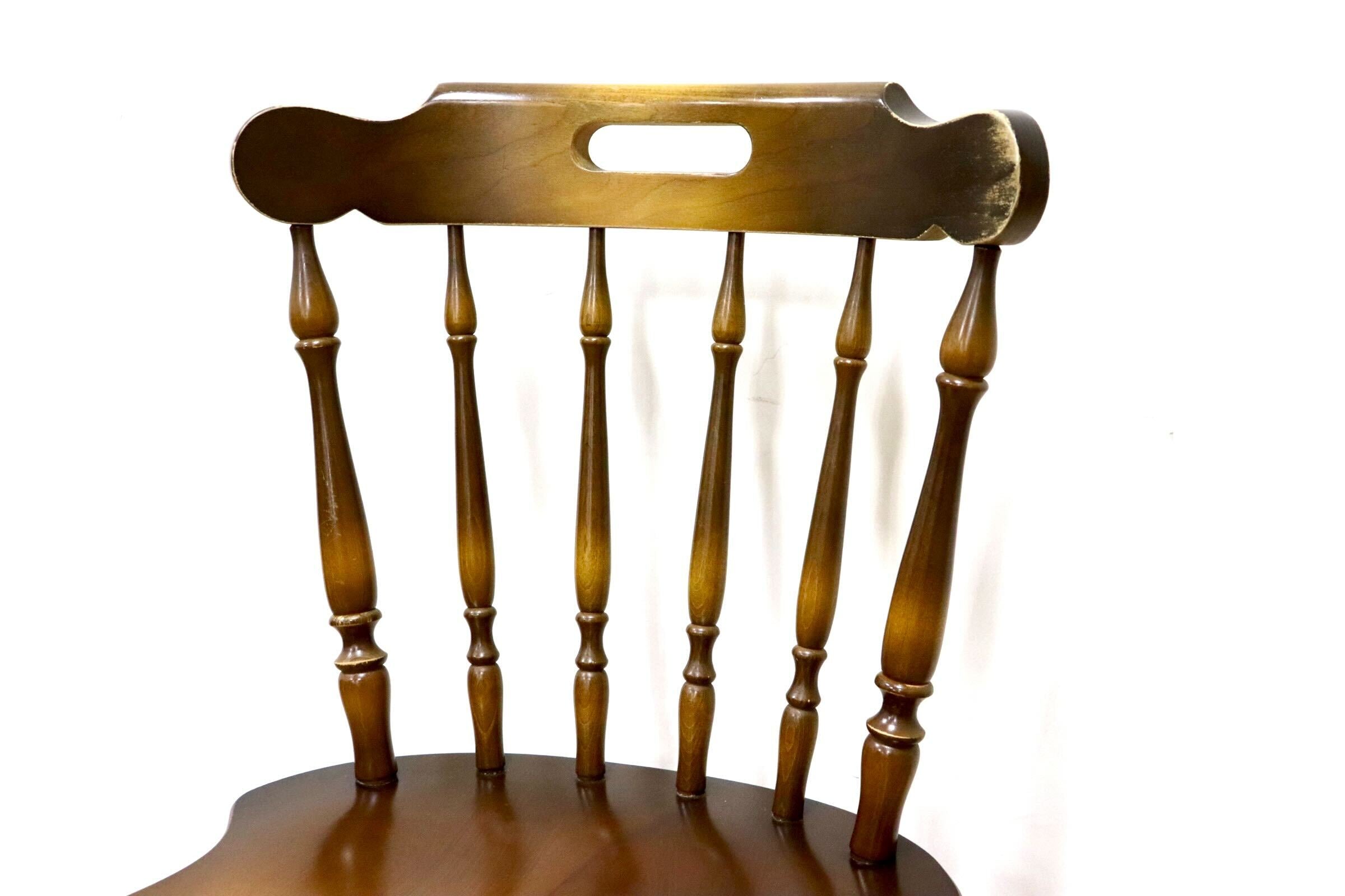 GMGS263C○飛騨産業 / HIDA キツツキ 穂高 ダイニングチェア ウィンザーチェア 食卓椅子 ボウバック ブナ材 古民家 レトロ カントリー