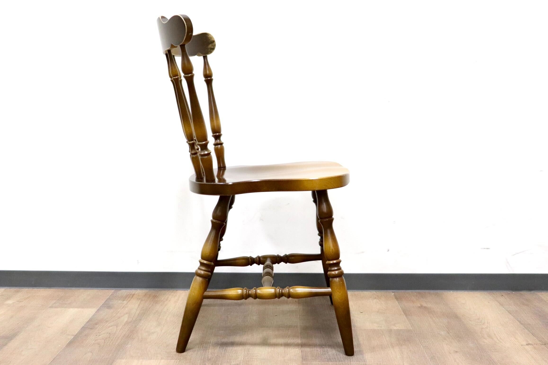 GMGS263C○飛騨産業 / HIDA キツツキ 穂高 ダイニングチェア ウィンザーチェア 食卓椅子 ボウバック ブナ材 古民家 レトロ カントリー