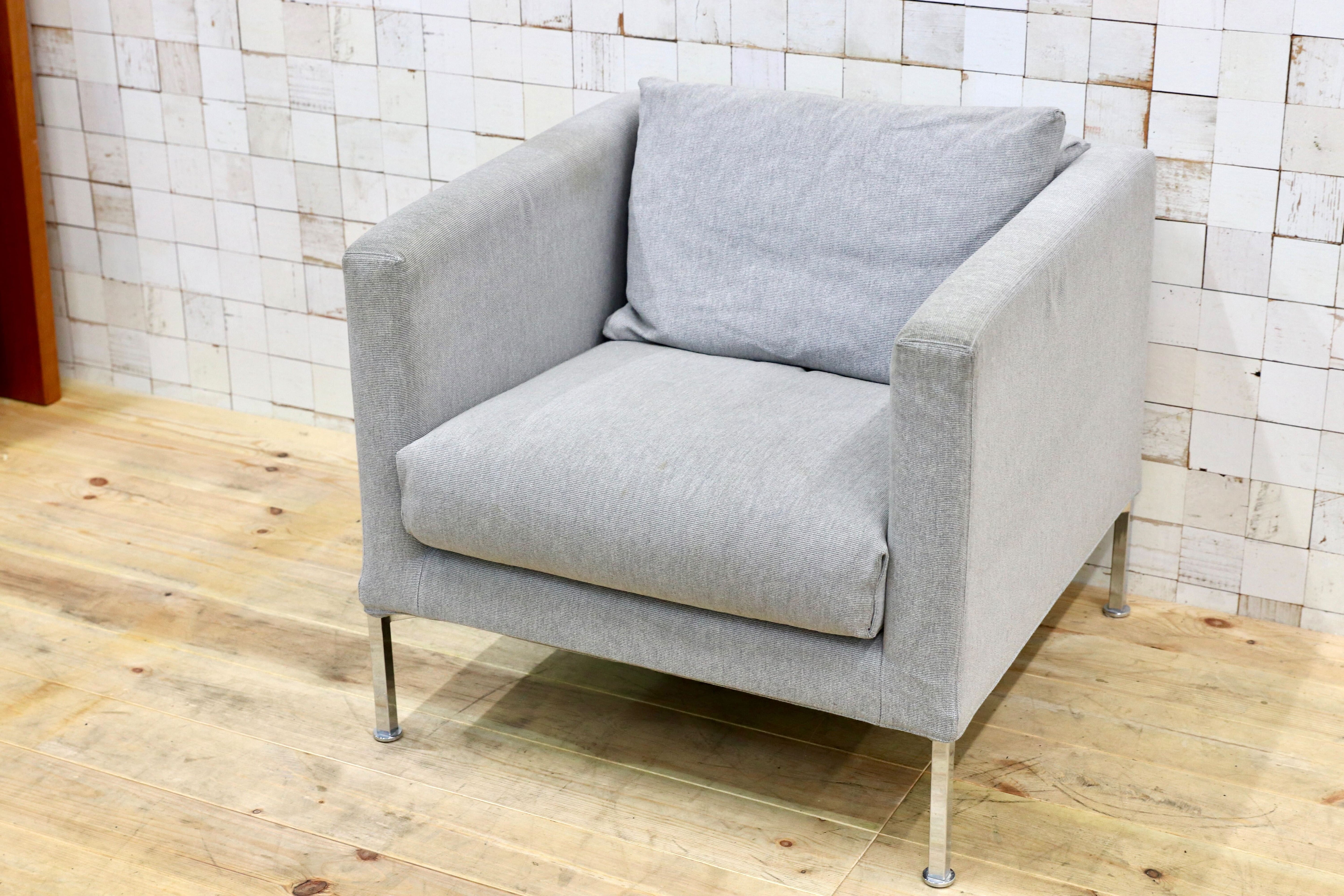 GMHK779A○cassina ixc / カッシーナイクスシー ピエロ・リッソーニ ボックスソファ 1P 1人掛けソファ シングルソファ 約23万