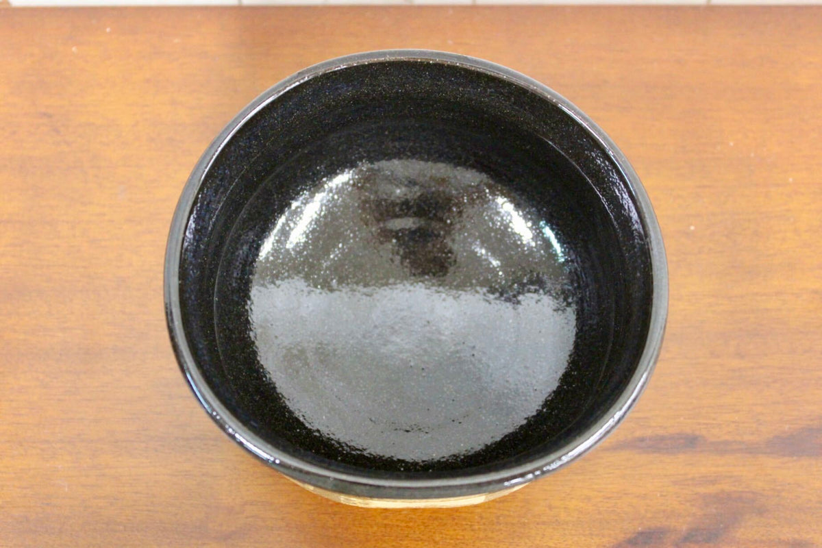 GMJK371AK〇紀州焼 葵窯 二代 寒川栖豊 町屋茶碗 共箱 茶道具 抹茶碗