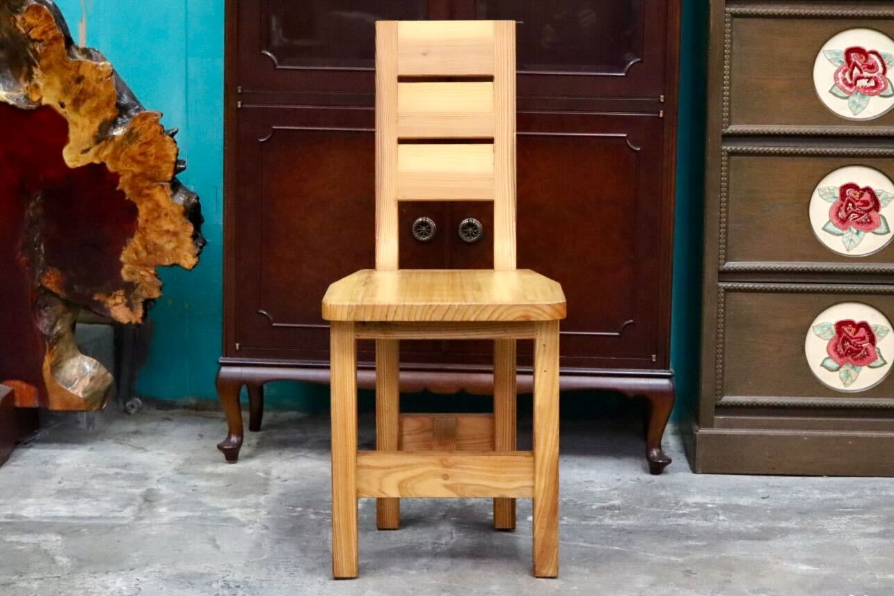 GMIH356B○工房家具 ダイニングチェア アームレスチェア 椅子 スツール ウッド 木製 無垢材 カントリー レトロ