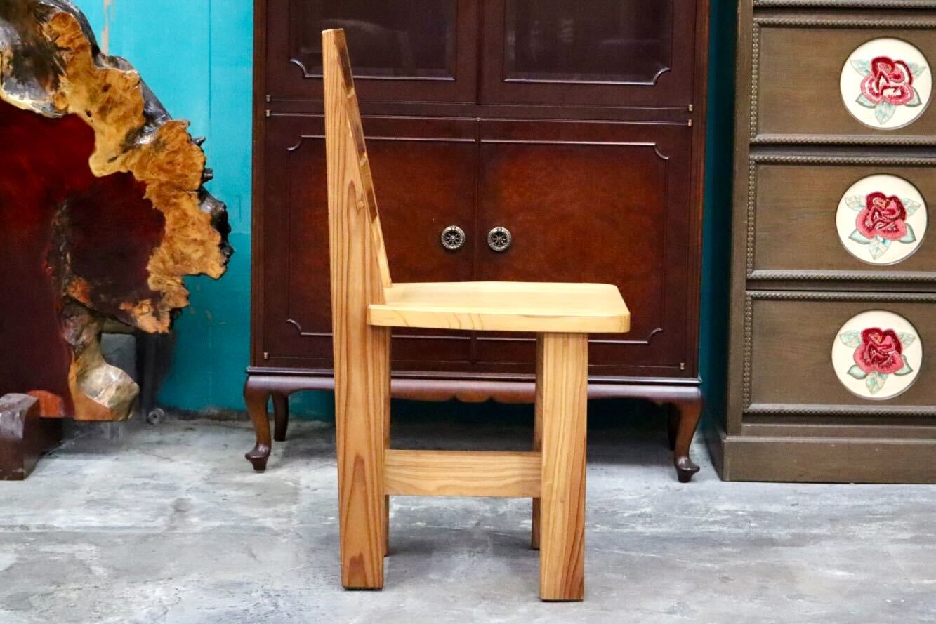 GMIH356B○工房家具 ダイニングチェア アームレスチェア 椅子 スツール ウッド 木製 無垢材 カントリー レトロ