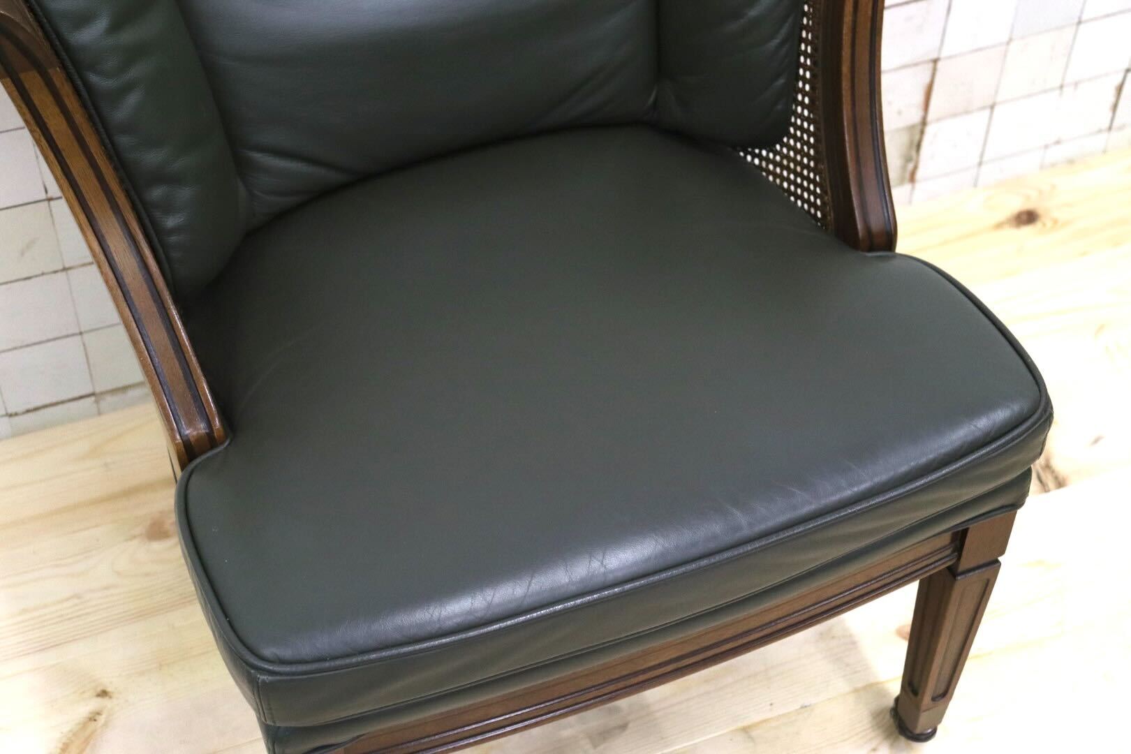 GMHK106D○maruni / マルニ 地中海ロイヤル ROYAL シャルル パーティチェア ダイニングチェア 椅子 キャスター 本革 クラシック 定価約25万