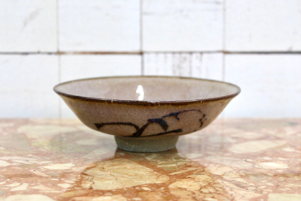 GMJK371AQ〇絵唐津 茶碗 共箱 陶器 絵唐津茶碗 浅皿 平皿