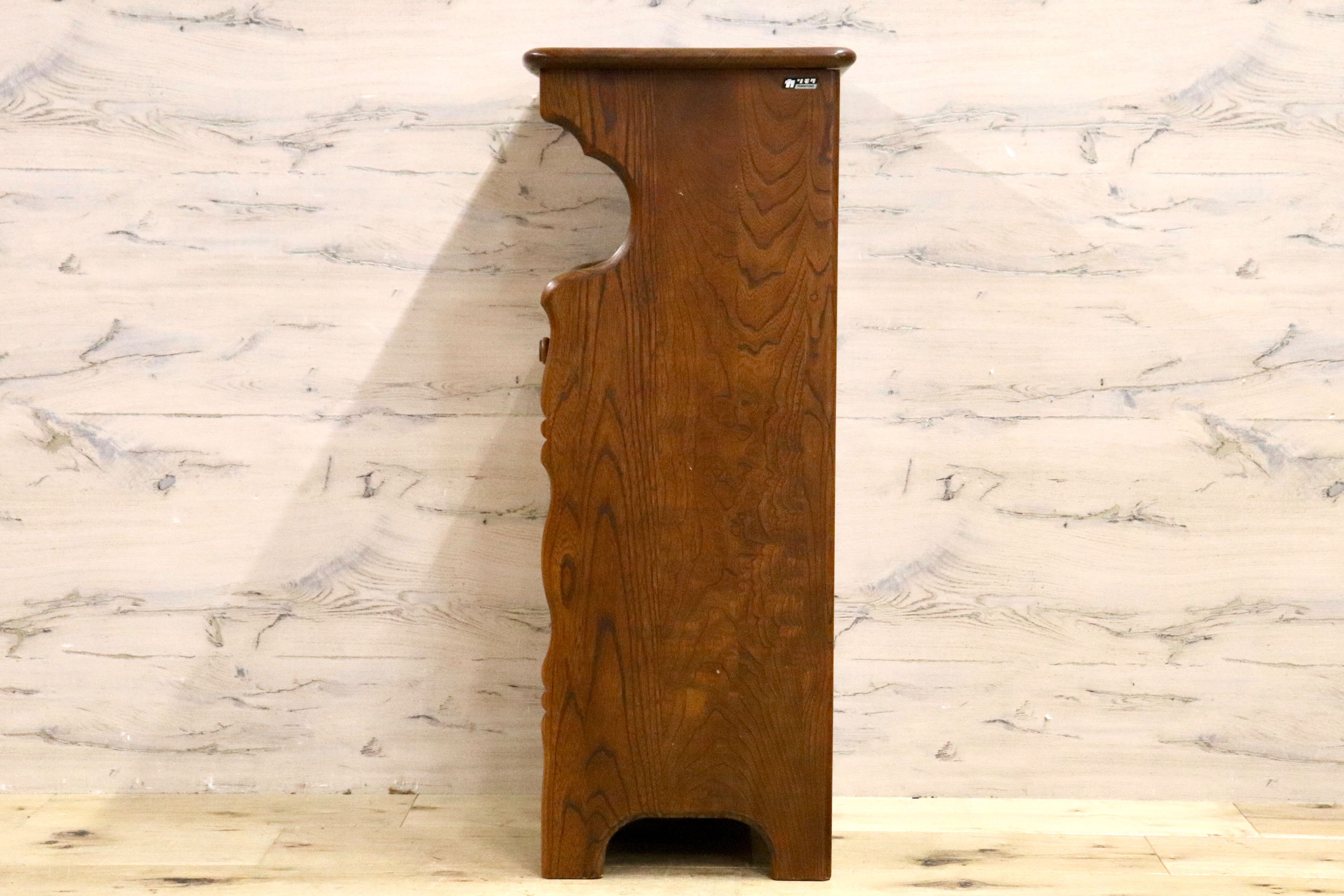 GMHK500○karimoku / カリモク オールドカリモク 電話台 花台 飾り台 本棚 引き出し ベッドサイド 収納家具 国産家具 ヴィンテージ