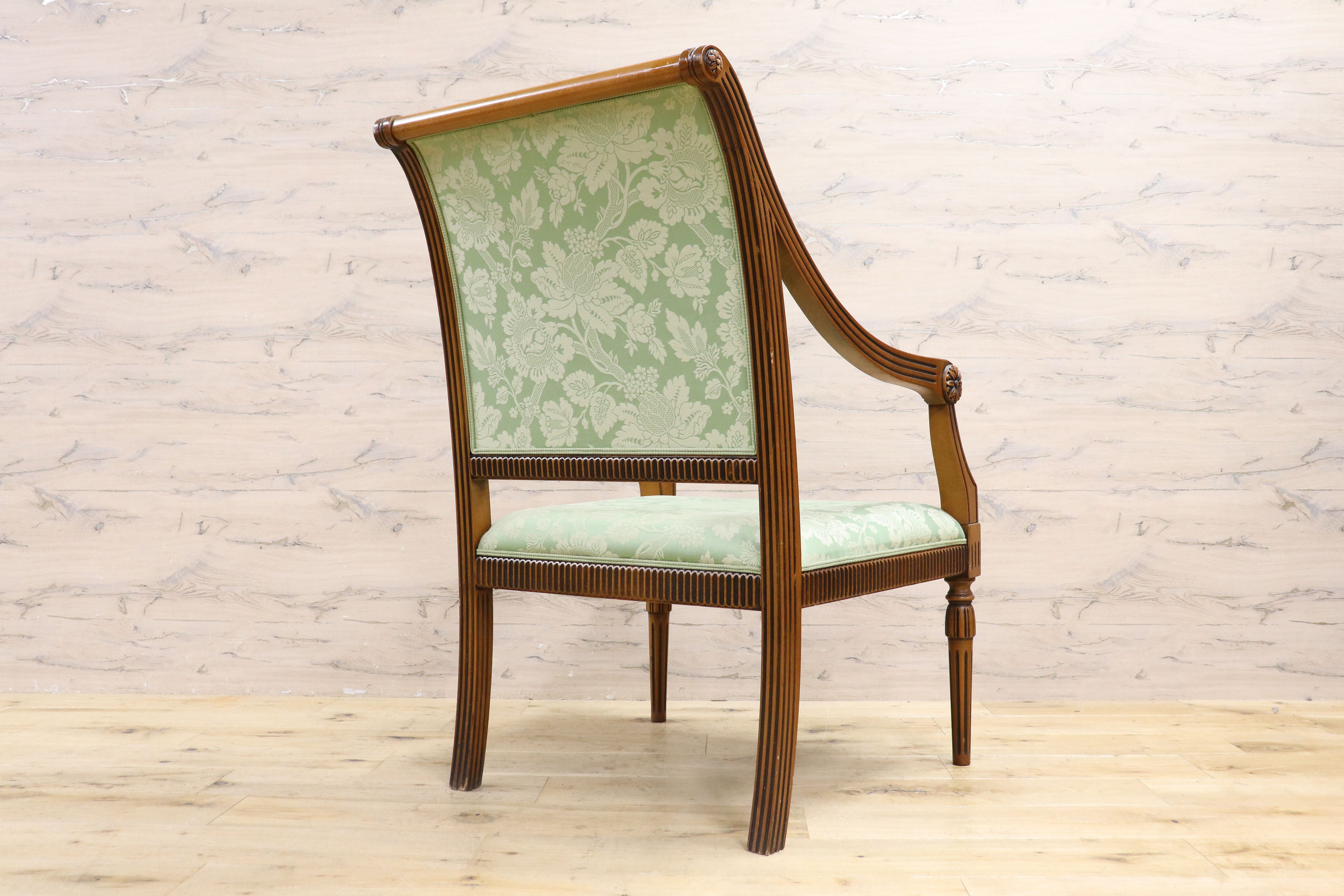 GMIH391C○Bakokko / バコッコ イタリア製 ダイニングチェア シングルソファ アームチェア クラシック エレガント イタリア家具 高級家具