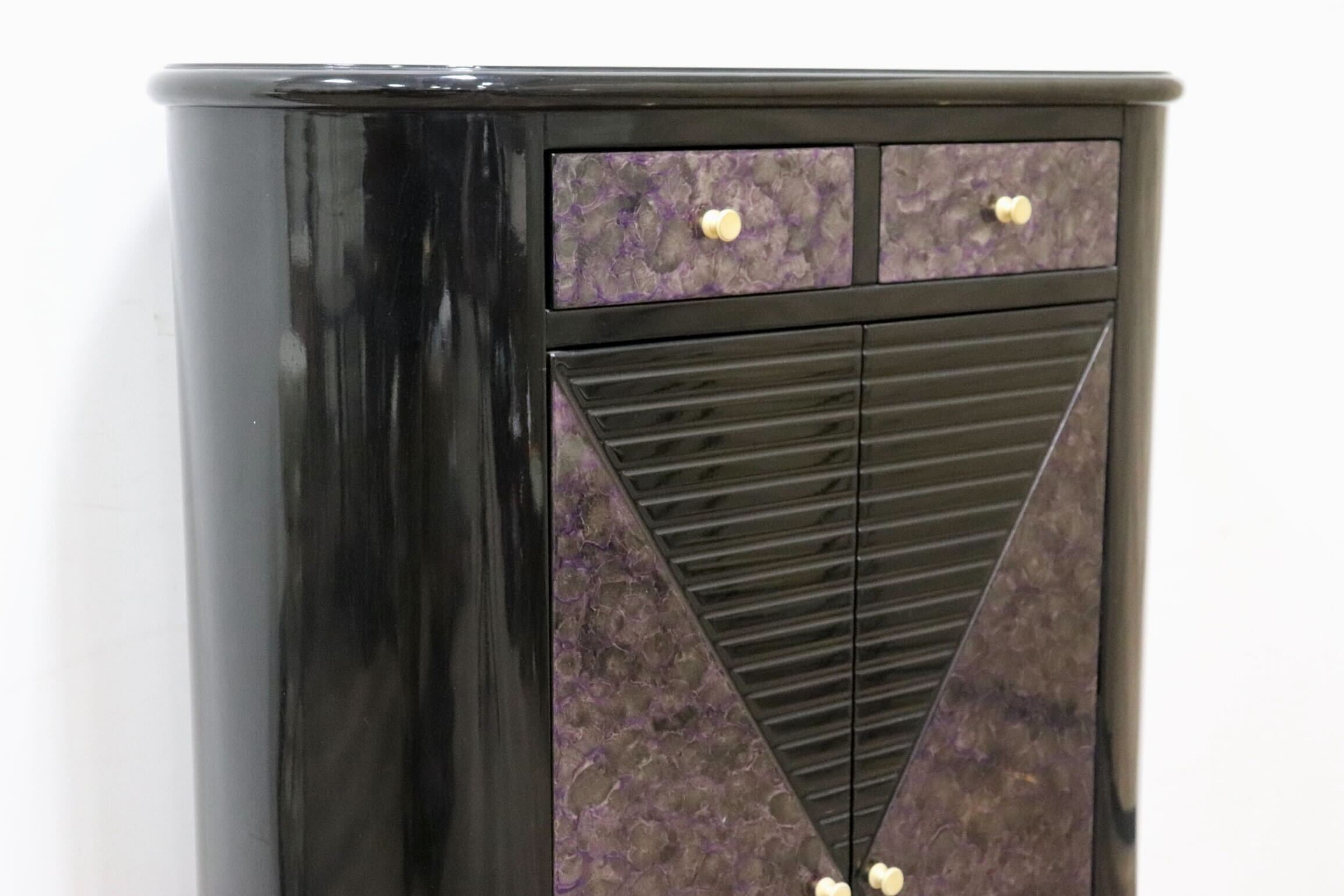 GMGS254○イタリア製 ヴィンテージ サイドボード キャビネット 飾り棚 収納家具 店舗什器 クラシック モダン スタイリッシュ