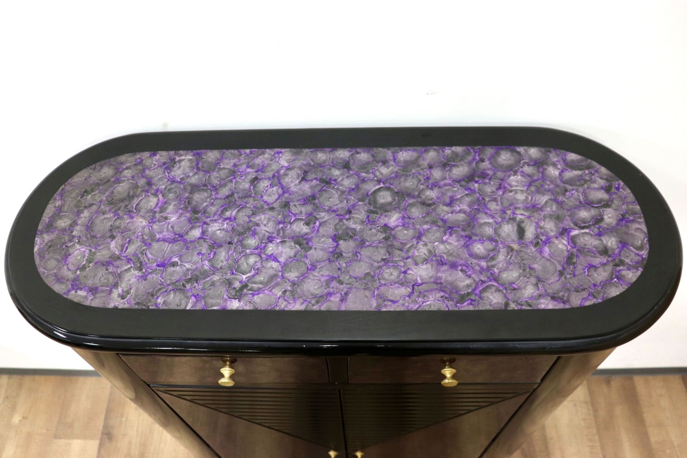 GMGS254○イタリア製 ヴィンテージ サイドボード キャビネット 飾り棚 収納家具 店舗什器 クラシック モダン スタイリッシュ