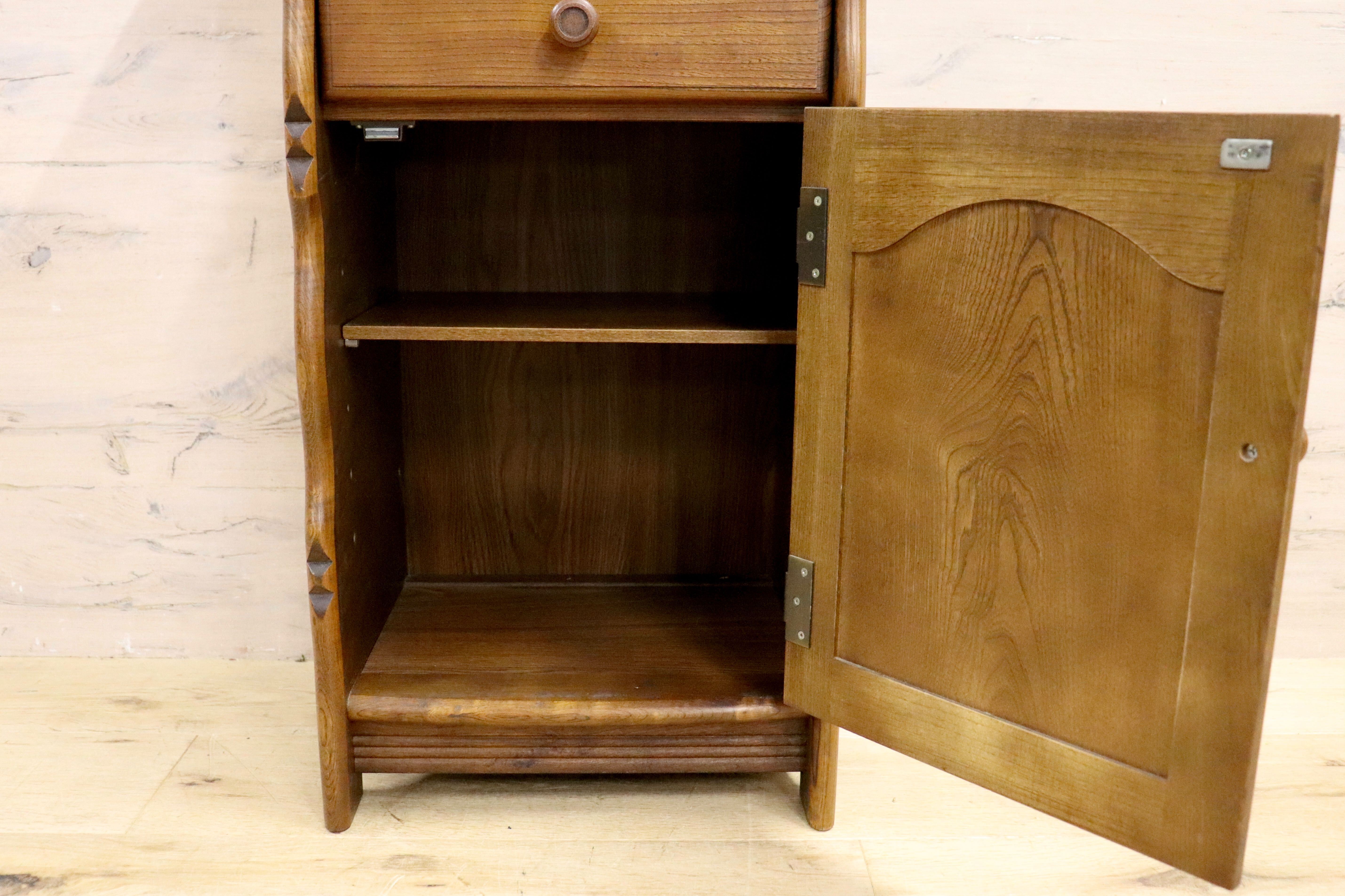 GMHK500○karimoku / カリモク オールドカリモク 電話台 花台 飾り台 本棚 引き出し ベッドサイド 収納家具 国産家具 ヴィンテージ