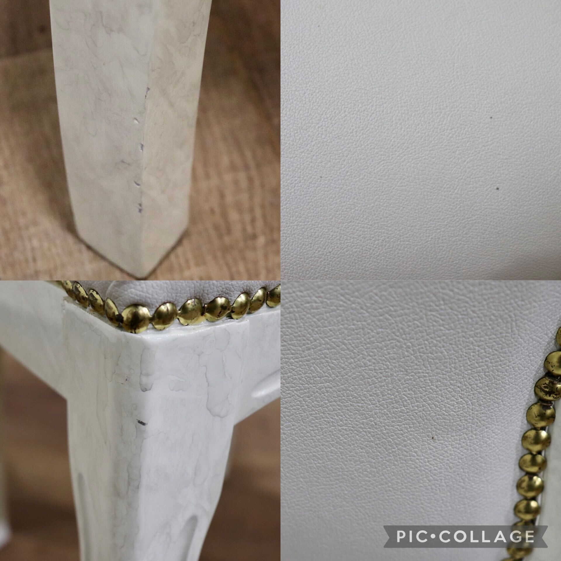 GMHN308B○Eddi Rose / エディローズ イタリア製 ダイニングチェア 食卓椅子 アームレスチェア 鋲打 猫脚 エレガント クラシック 輸入家具