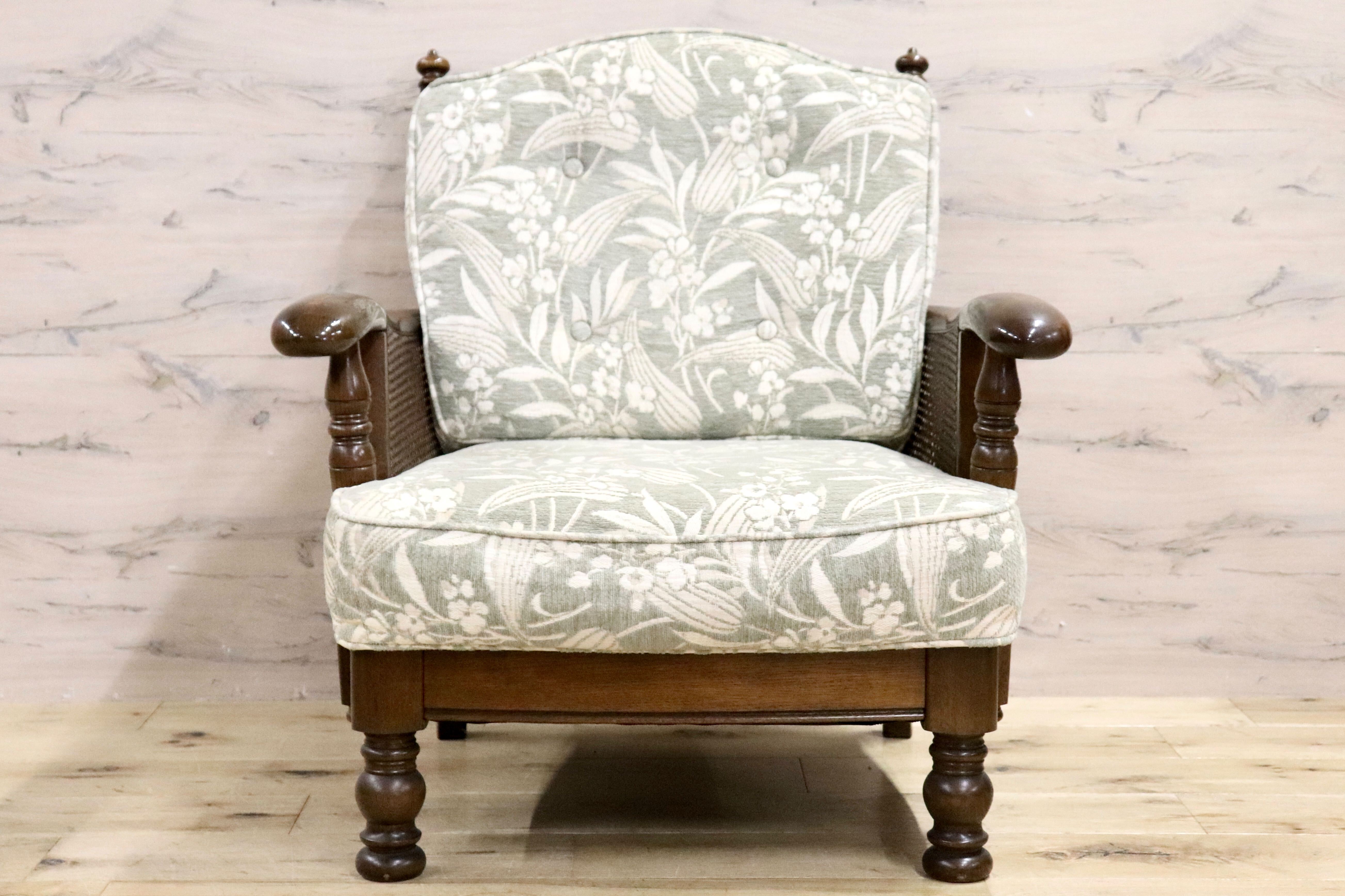 GMHK495○karimoku / カリモク GRAND COLONIAL York Town 1人掛けソファ シングルソファ アームチェア ファブリック クラシック 国産家具