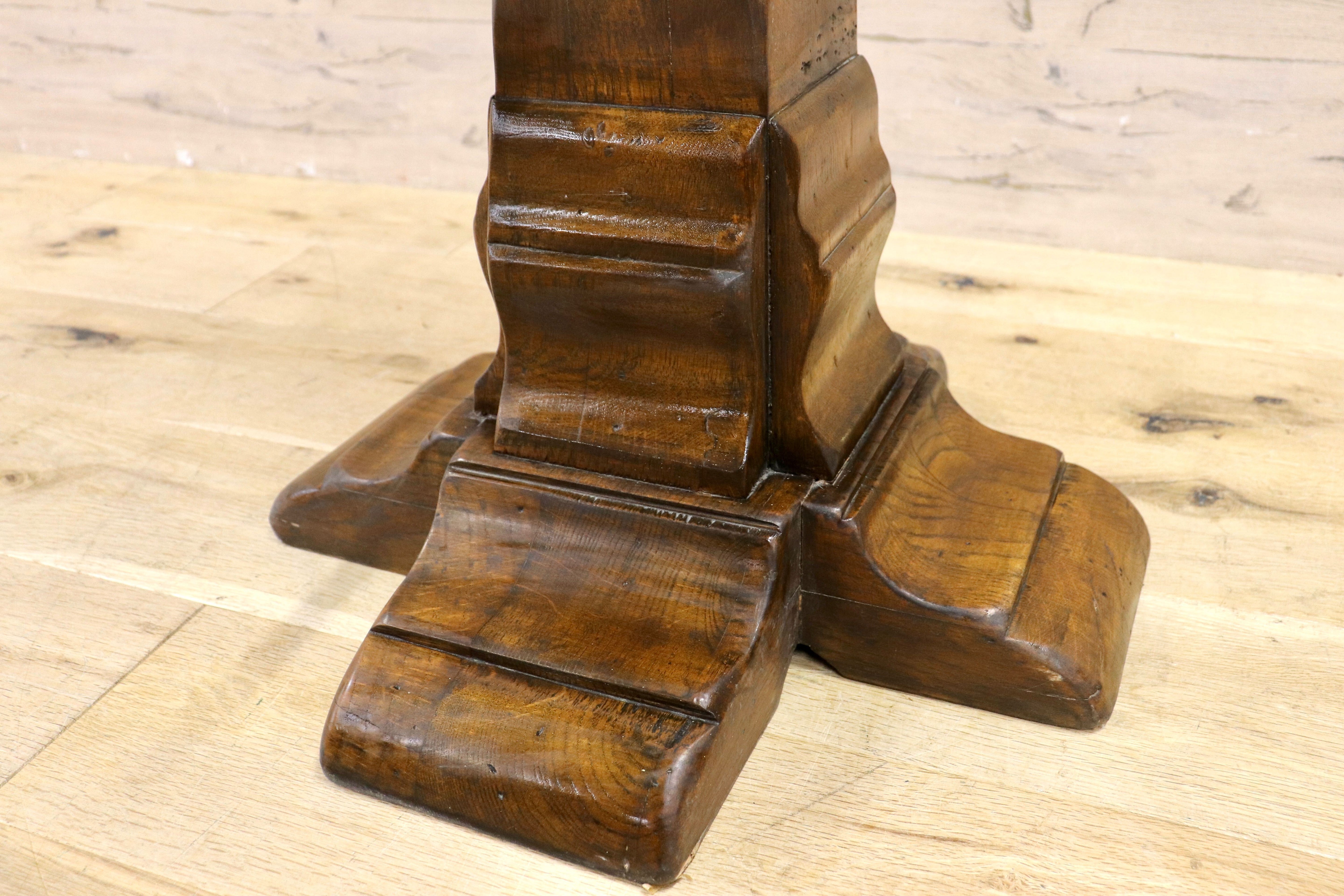 GMIK7J○スペイン製 カスティリアンスタイル バースツール ハイチェア カウンター 回転式 椅子 オーク 本革 アンティーク ヴィンテージ