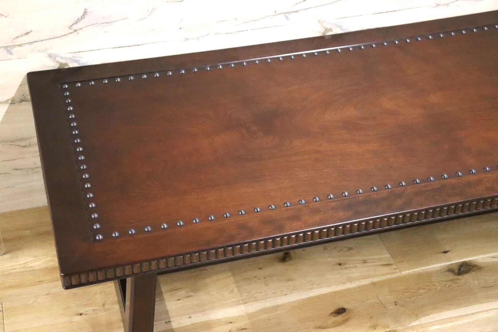 GMGS43○MORISHIGE / モリシゲ 八島 センターテーブル ローテーブル 応接 桜材 クラシック IDC大塚家具 定価約17万 展示品