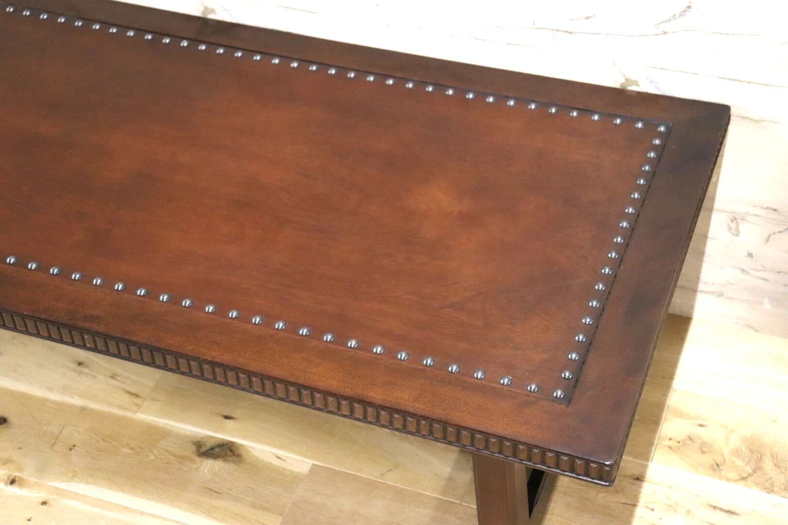 GMGS43○MORISHIGE / モリシゲ 八島 センターテーブル ローテーブル 応接 桜材 クラシック IDC大塚家具 定価約17万 展示品