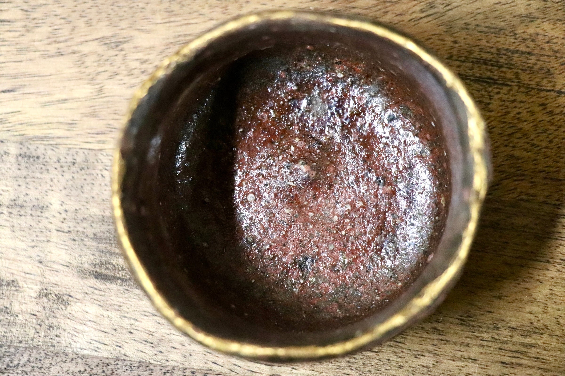 GMJO37○千代市陶房 清水万佐年 丹波焼 焼〆ぐい呑 伝統工芸 丹波篠山 未使用