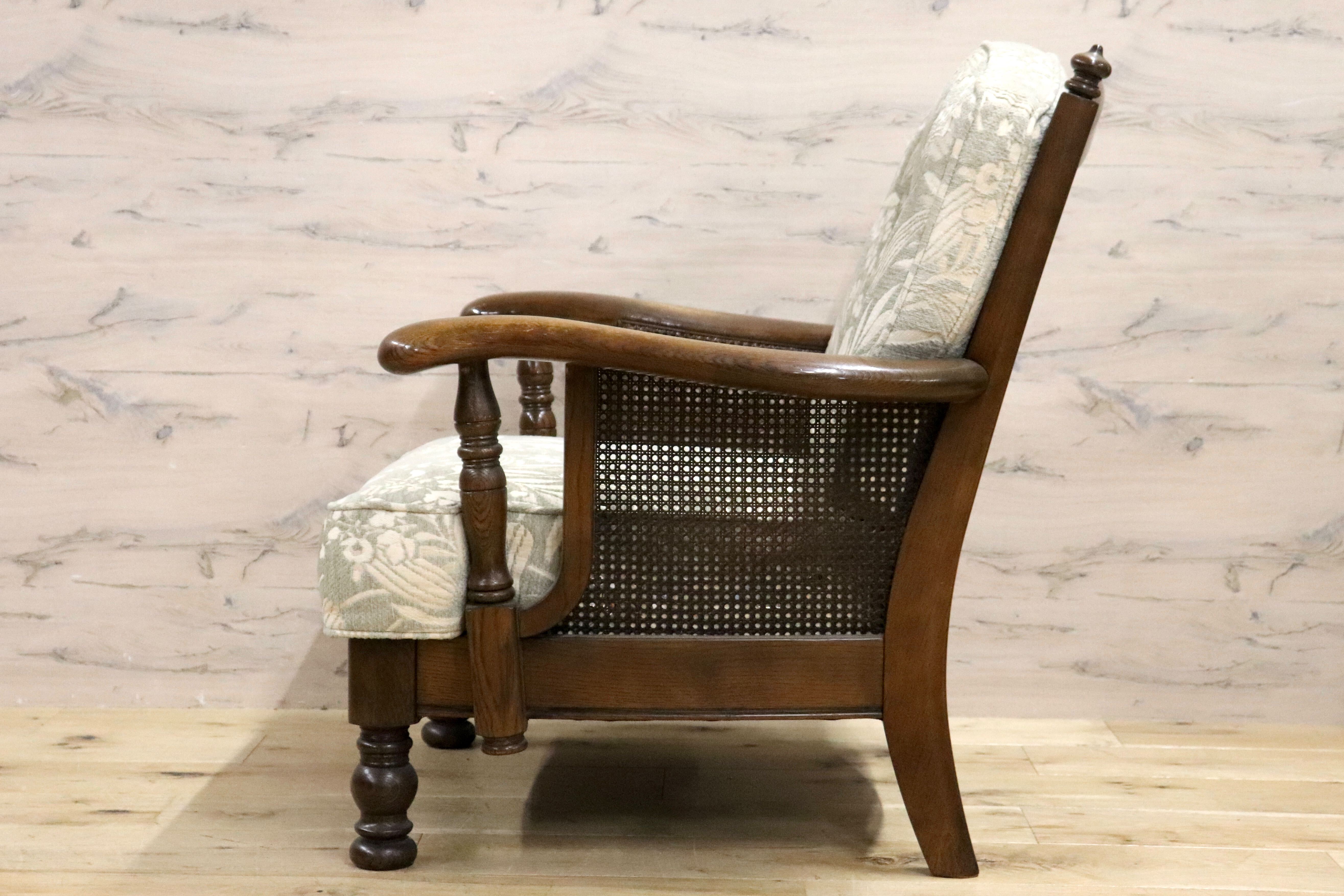 GMHK495○karimoku / カリモク GRAND COLONIAL York Town 1人掛けソファ シングルソファ アームチェア ファブリック クラシック 国産家具