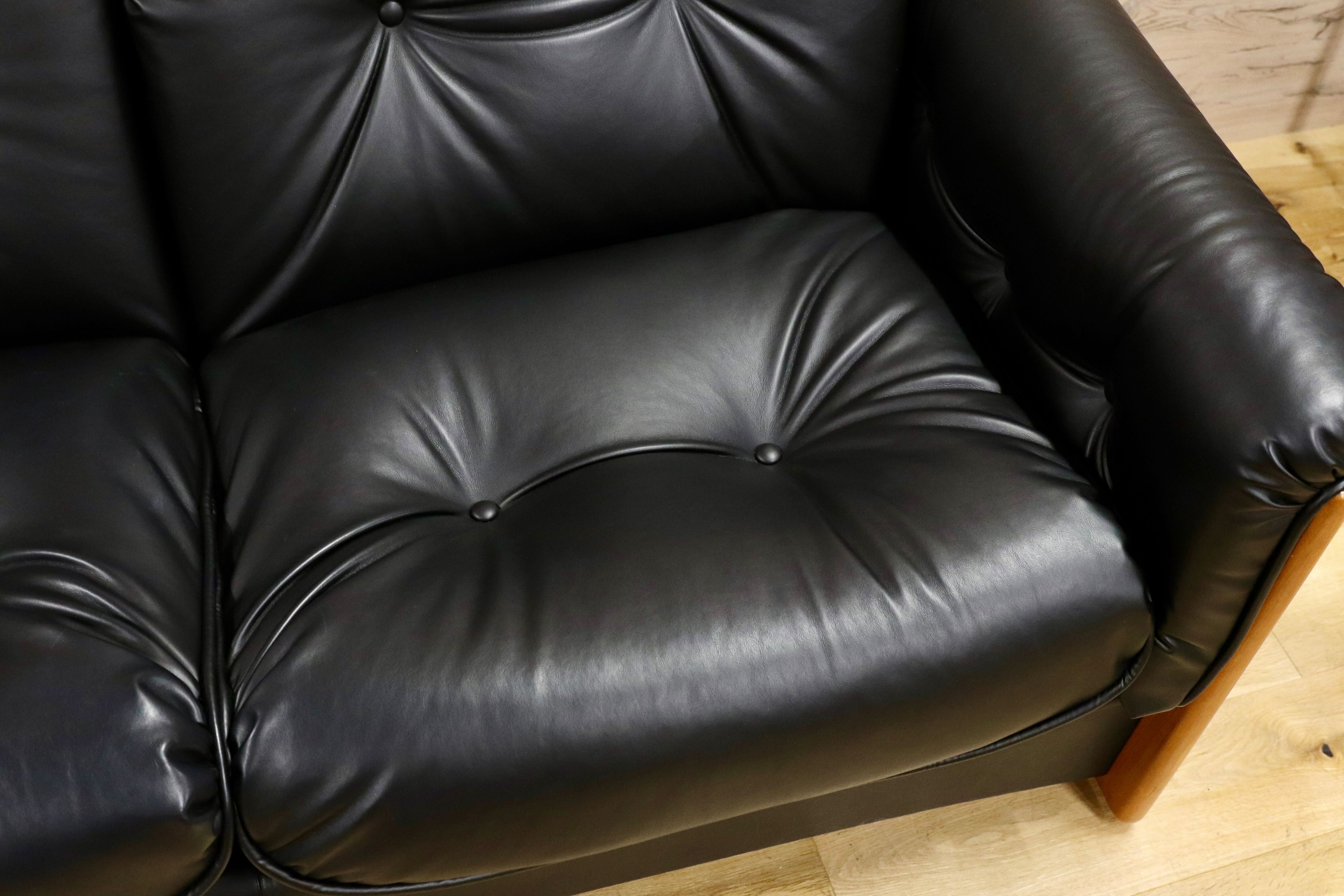 GMHK447○冨士ファニチア / FUJI FURNITURE 国産 ヴィンテージ 2人掛けソファ ラブソファ ジャパニーズモダン 稀少 アンティーク レトロ