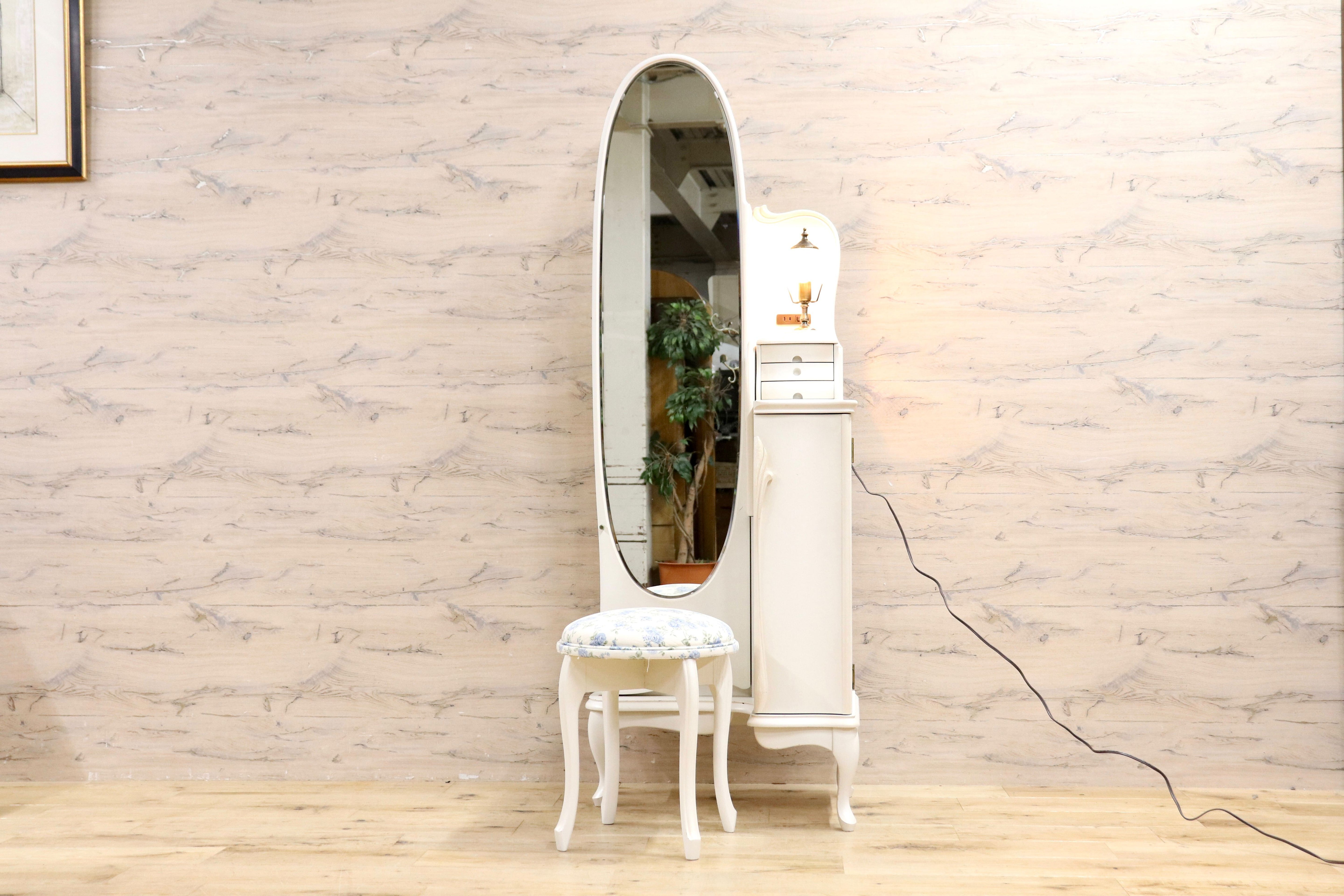 GMIS475○松永工房 カンティーニュ ドレッサー セット スツール 鏡台 アンティーク クラシック IDC大塚家具 高級家具