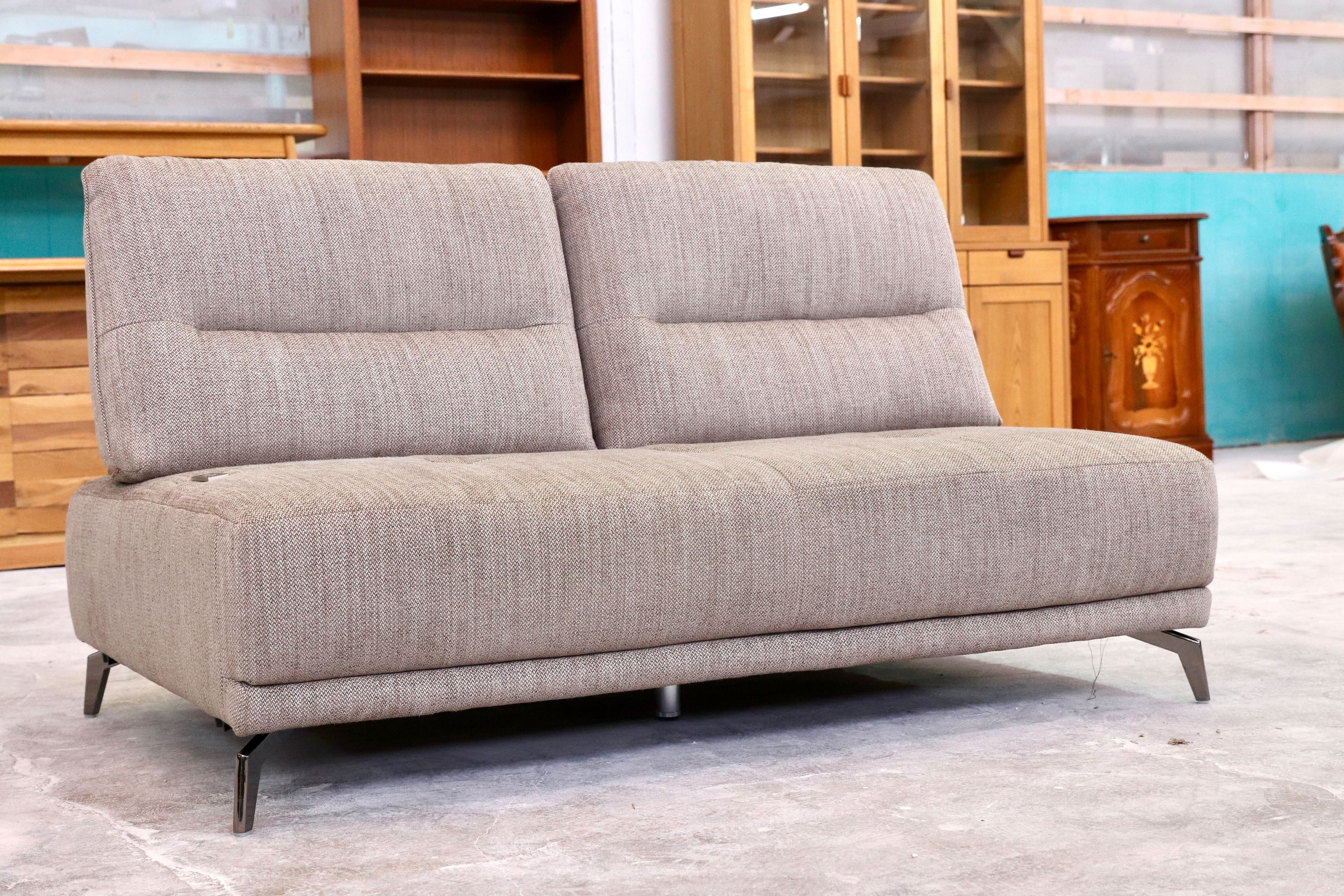 GMHK446○Domicil / ドミシール DM-0360 2人掛けソファ ラブソファ 電動ソファ ドイツ 最高級 IDC大塚家具 ファブリック 美品