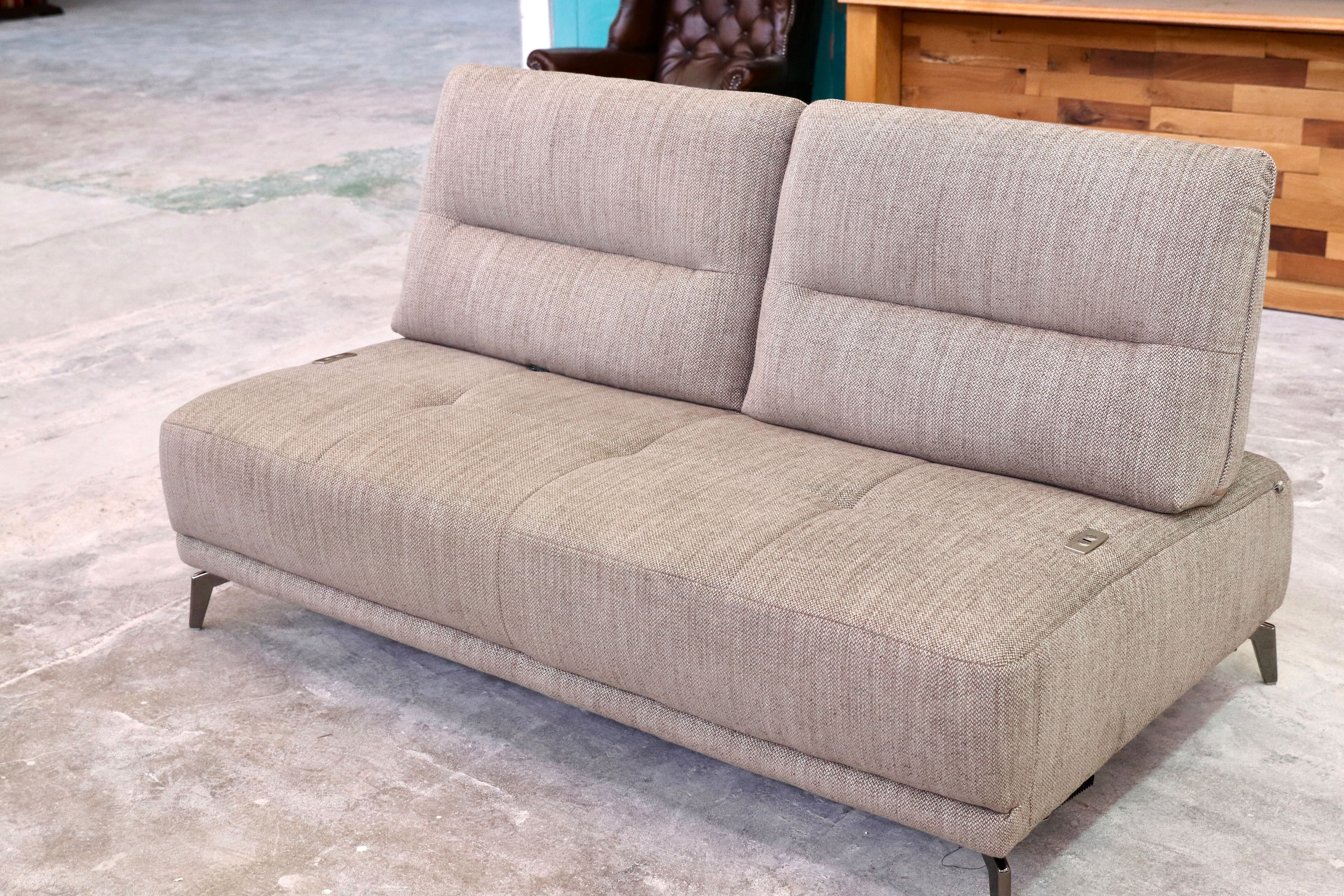 GMHK446○Domicil / ドミシール DM-0360 2人掛けソファ ラブソファ 電動ソファ ドイツ 最高級 IDC大塚家具 ファブリック 美品