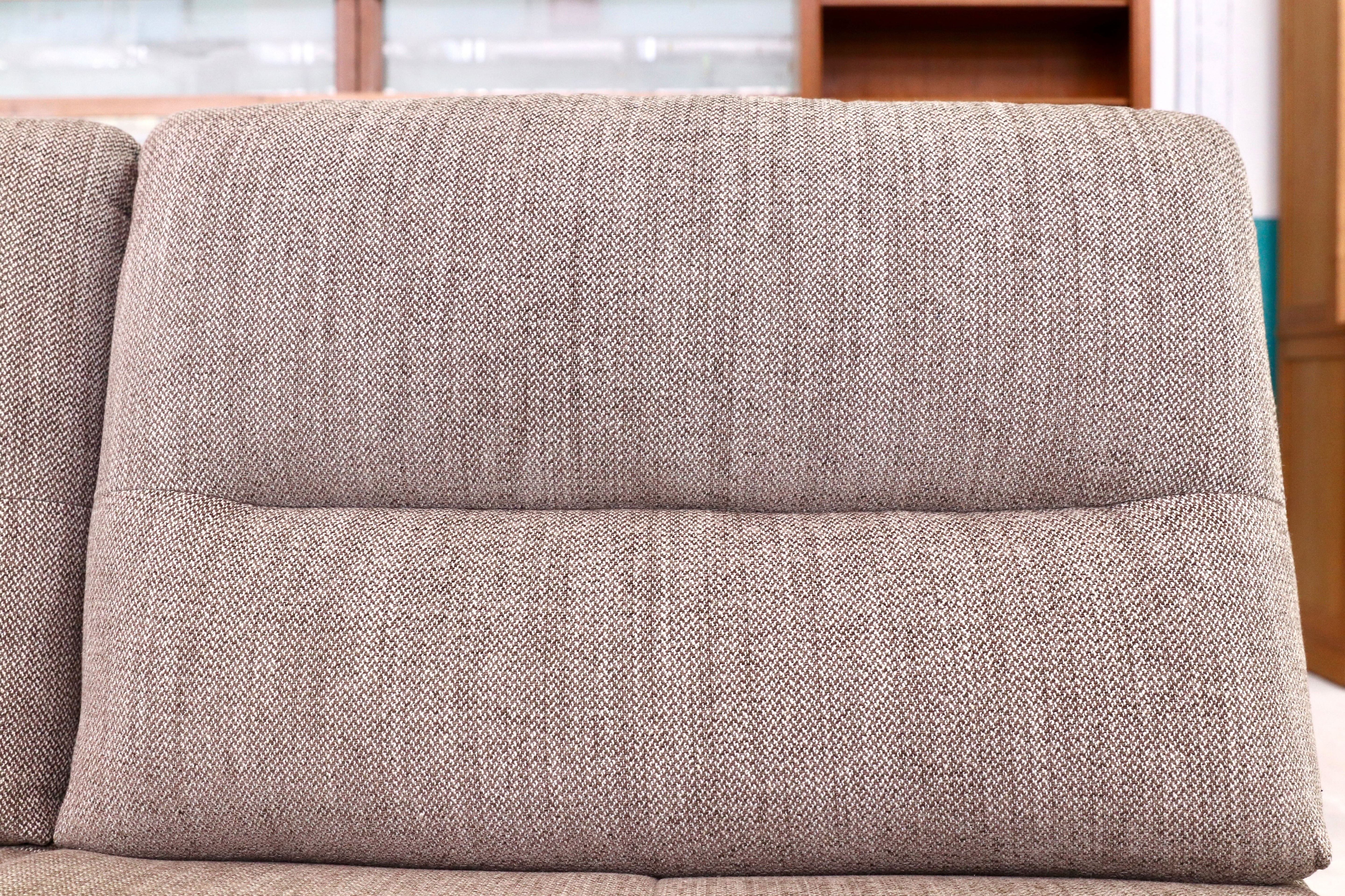 GMHK446○Domicil / ドミシール DM-0360 2人掛けソファ ラブソファ 電動ソファ ドイツ 最高級 IDC大塚家具 ファブリック 美品