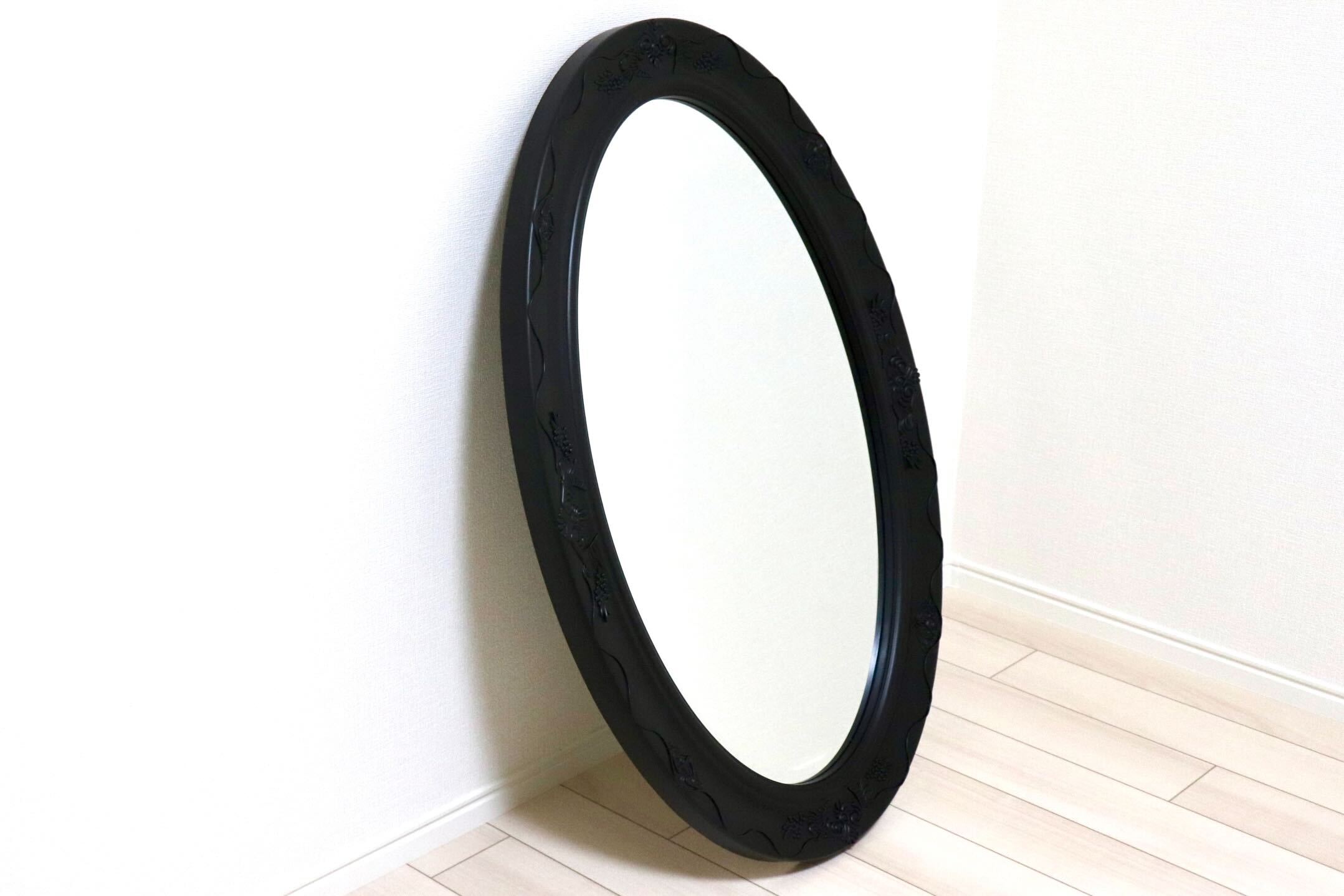 GMIK745Q○ウォールミラー 壁掛け鏡 姿見 壁掛けミラー 全身鏡 立て掛けミラー 鏡 クラシック調