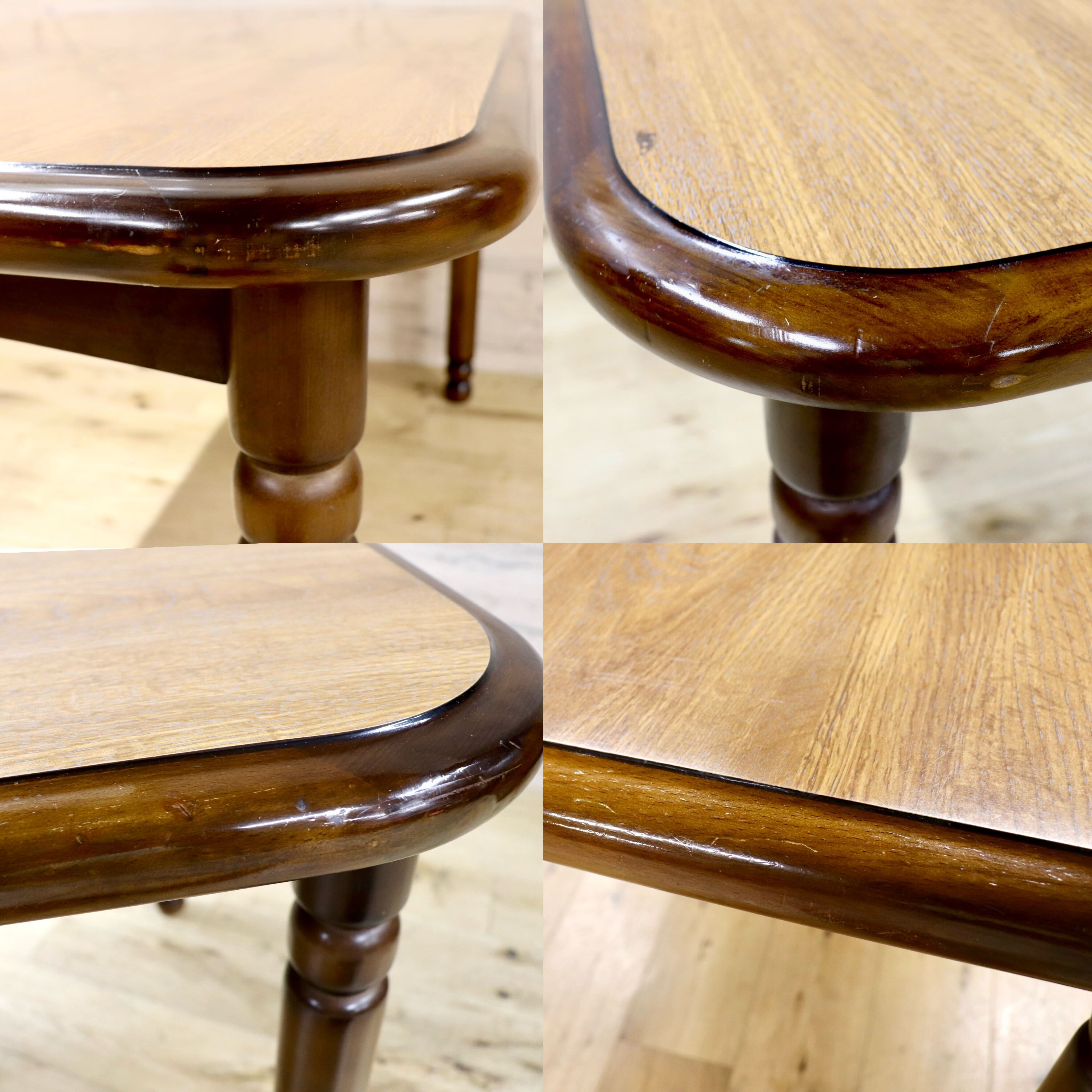 GMIH303○karimoku / カリモク オールドカリモク ダイニングテーブル 食卓テーブル 木製 ナチュラル ヴィンテージ 昭和レトロ 国産家具