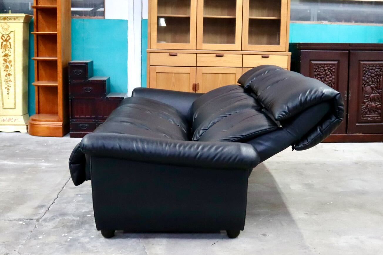 GMIS373B○MARUICHI / マルイチセーリング マンスリー 3人掛けソファ リクライニングソファ トリプルソファ 合皮 国産家具 定価24万