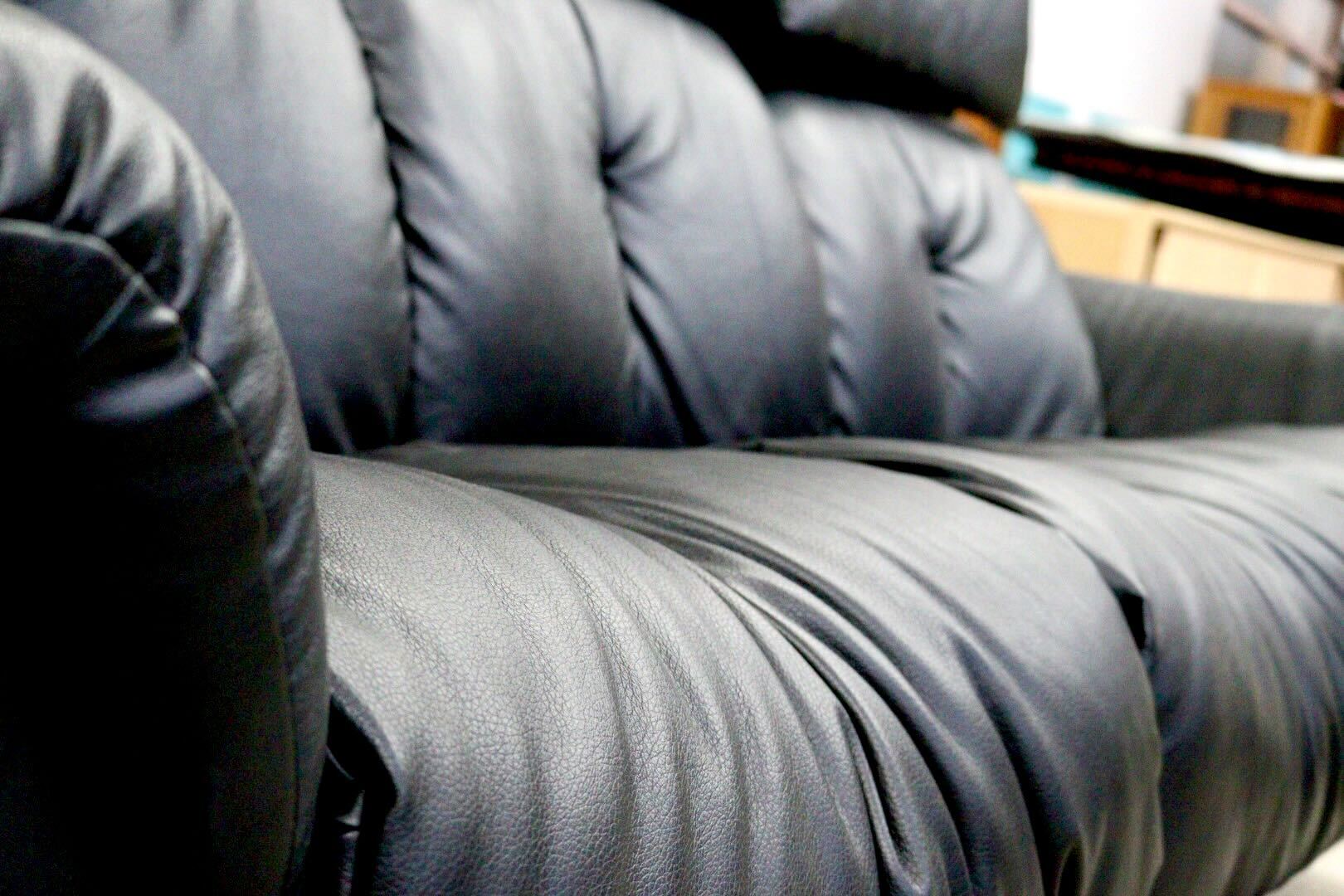 GMIS373B○MARUICHI / マルイチセーリング マンスリー 3人掛けソファ リクライニングソファ トリプルソファ 合皮 国産家具 定価24万