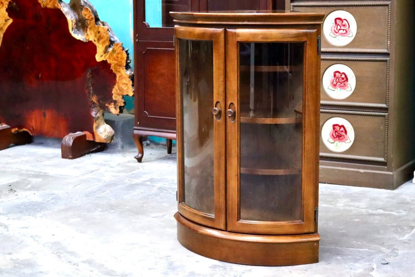 GMIH364B○karimoku / カリモク コーナーラック 飾り棚 サイドキャビネット 花台 収納家具 楢材 カントリー モダン 国産家具