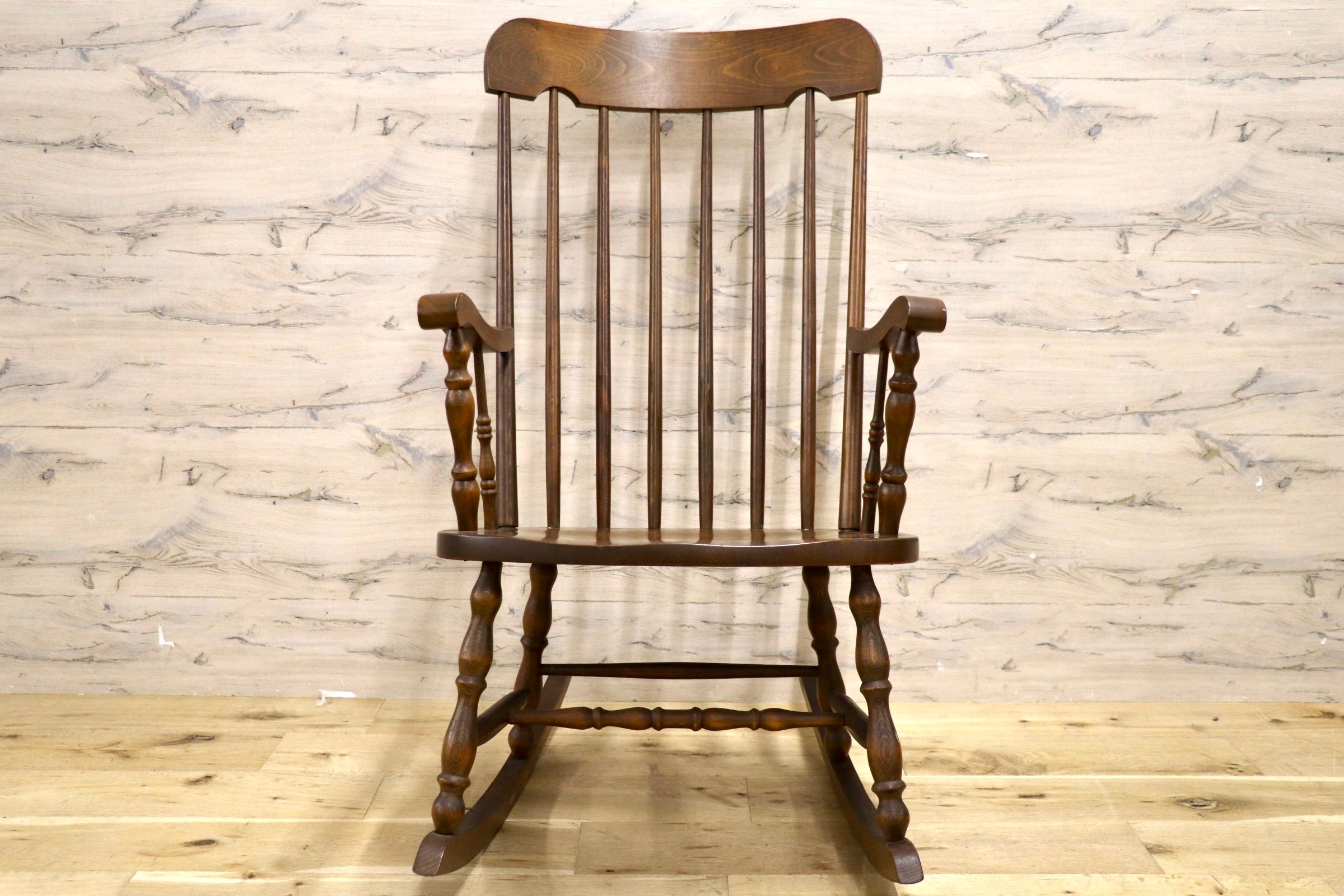 GMJS118A○飛騨家具 ロッキングチェア 揺り椅子 1人掛けソファ チェア レトロ アンティーク カントリー 検)柏木工 飛騨産業