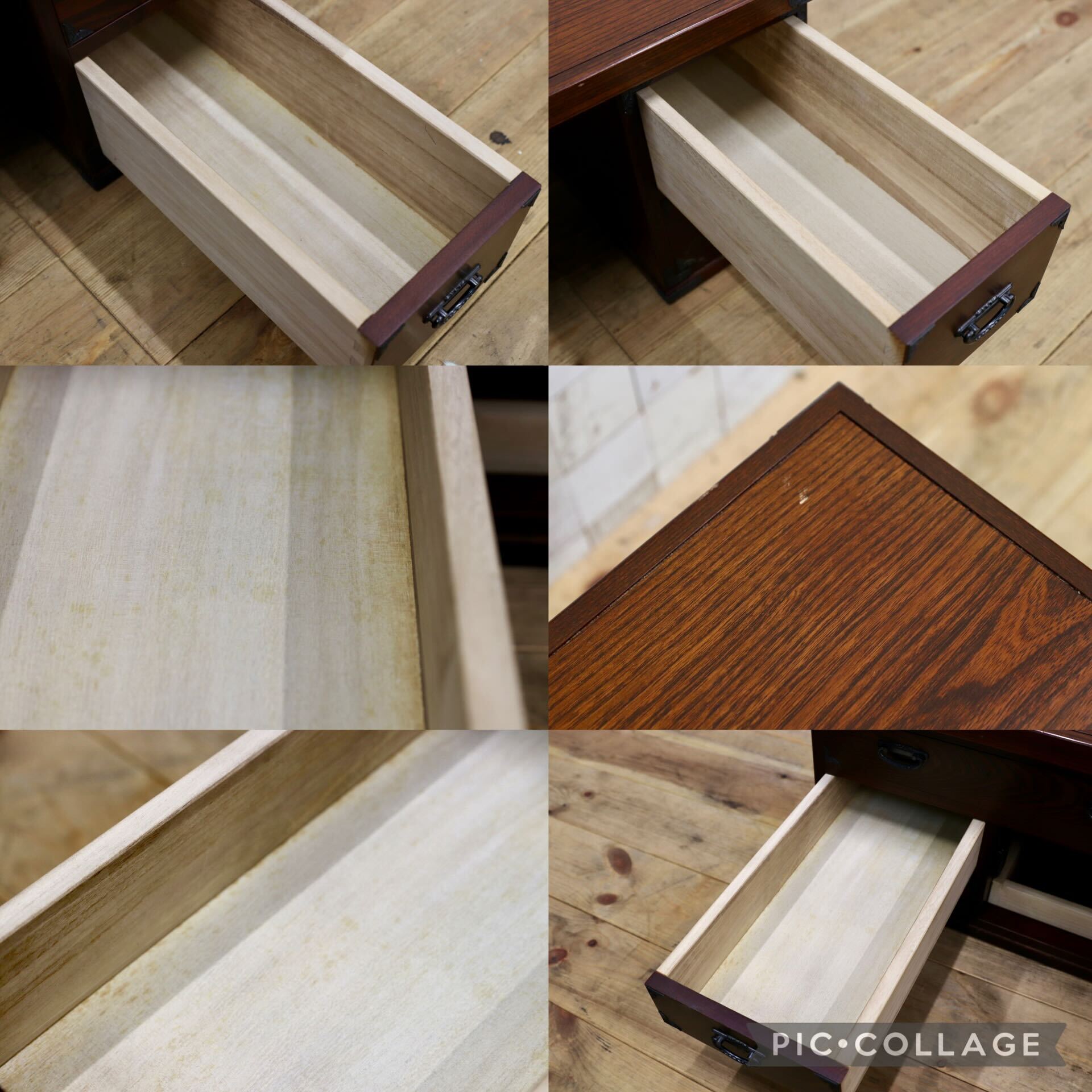 GMIS295○文机 和家具 レトロ 和モダン 座敷 和室 ローテーブル デスク アンティーク 座卓