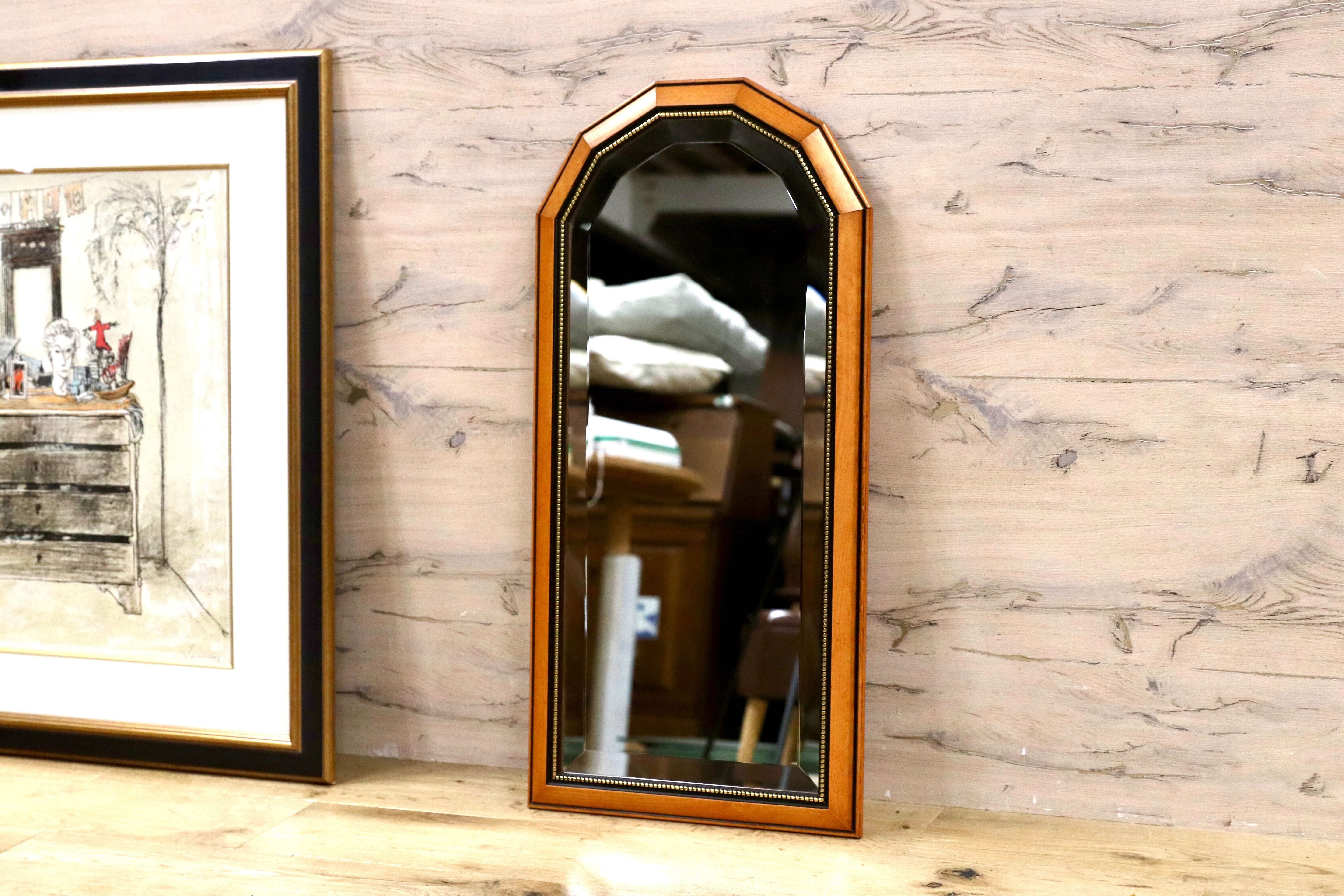 GMFS280○イタリア製 ウォールミラー 壁掛け鏡 クラシック インテリア モダン