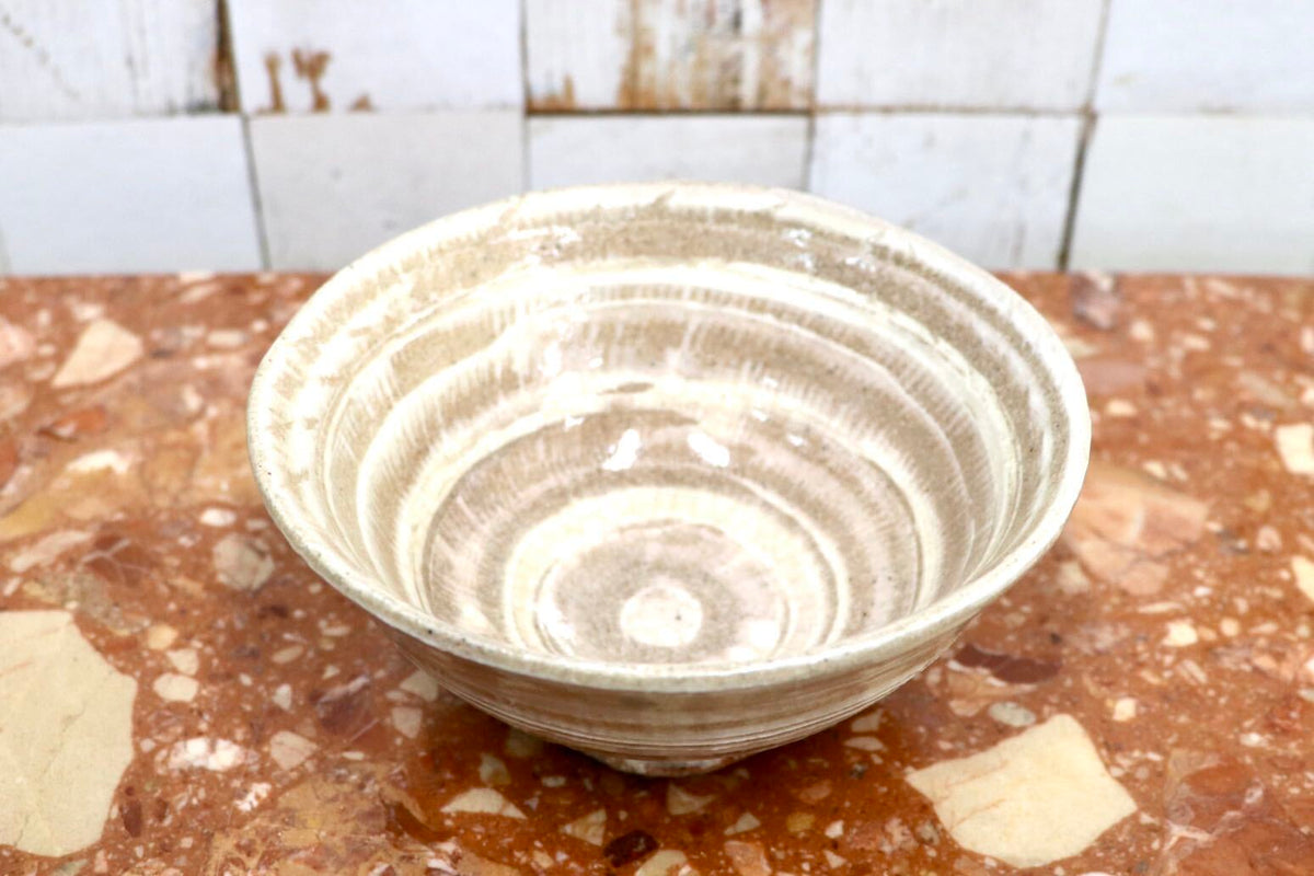 GMJK371BD〇紀州焼 葵窯 二代 寒川栖豊 茶碗 共箱 茶道具 抹茶碗 陶器