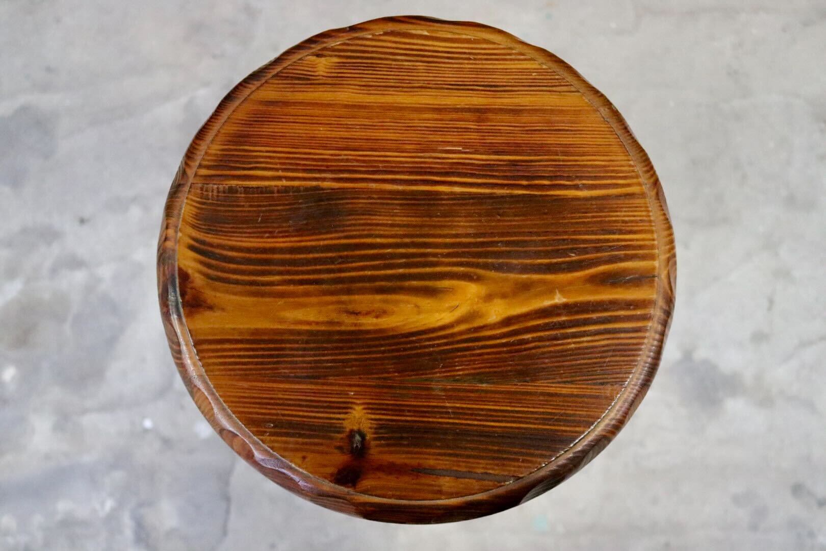 GMIS400A○スツール ハイチェア カウンターチェア 椅子 花台 木製 無垢材 キッチン カントリー ヴィンテージ