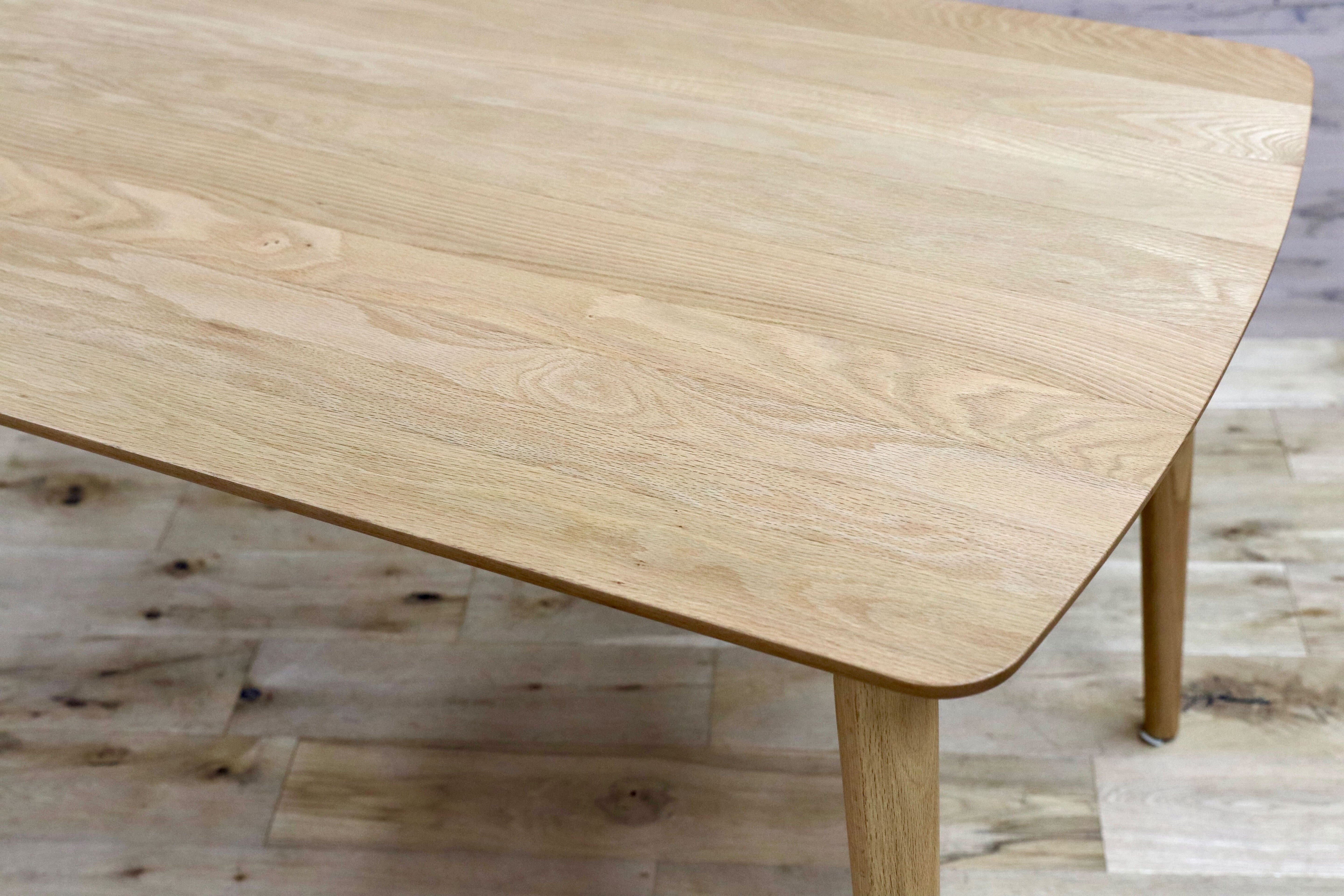 GMIS27○IDC大塚家具 シネマ3 ダイニングテーブル 食卓テーブル オーク材 北欧スタイル 定価7.7万 モデルルーム展示品