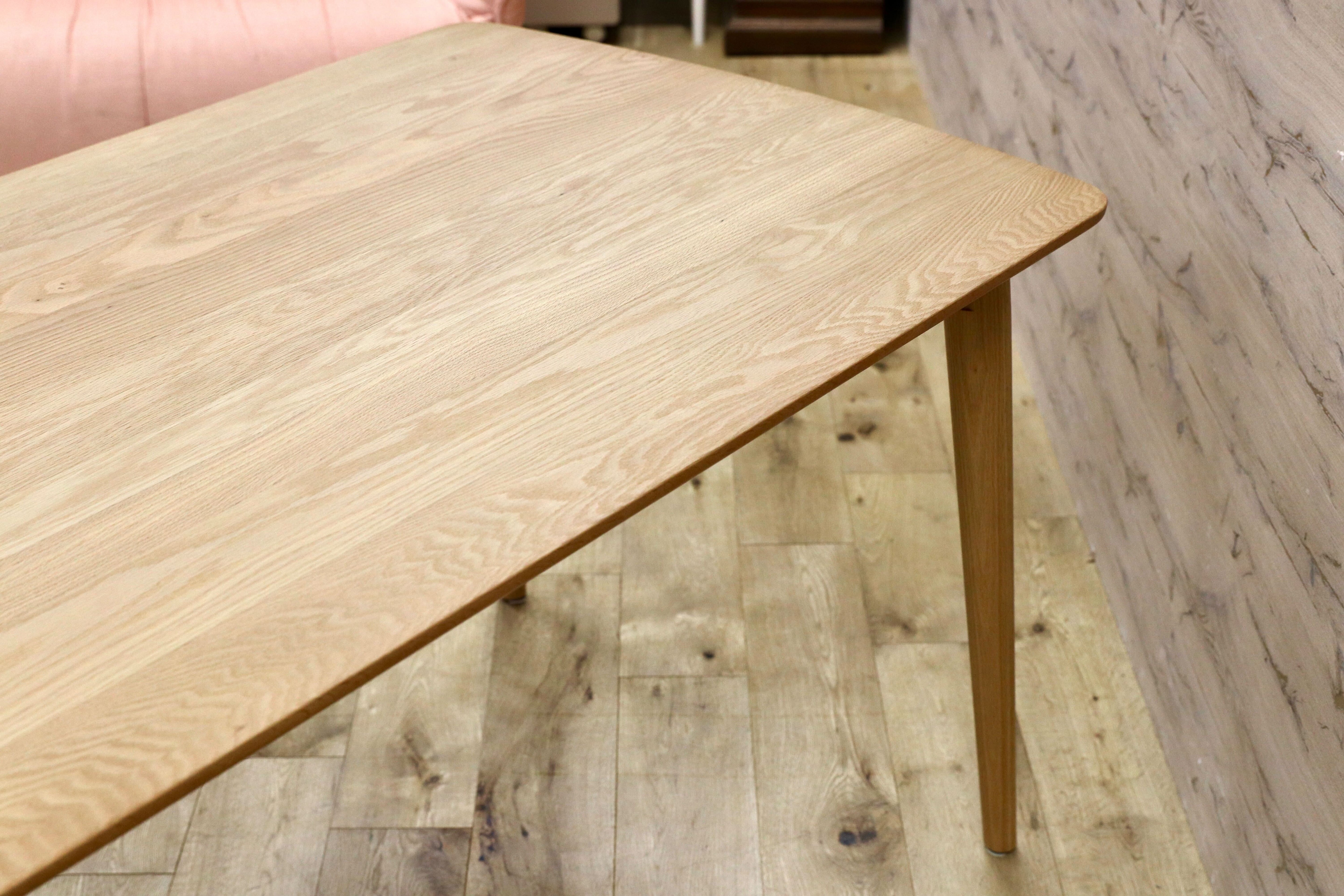 GMIS27○IDC大塚家具 シネマ3 ダイニングテーブル 食卓テーブル オーク材 北欧スタイル 定価7.7万 モデルルーム展示品