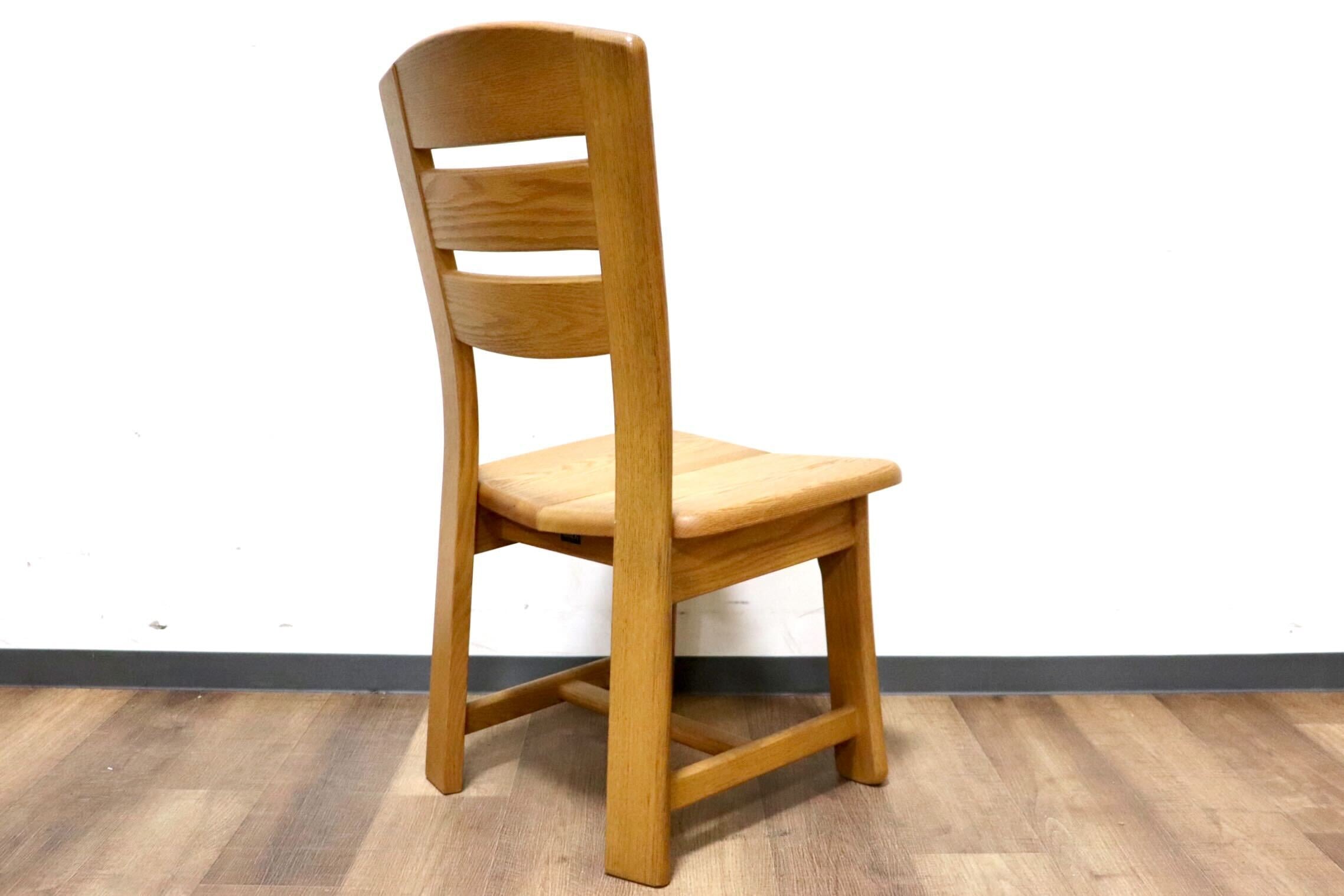 GMHK221D○TAIHEI / 太平産業 WINDS ダイニングチェア 食卓椅子 アームレスチェア オーク材 無垢 ナチュラル モダン カントリー 飛騨家具