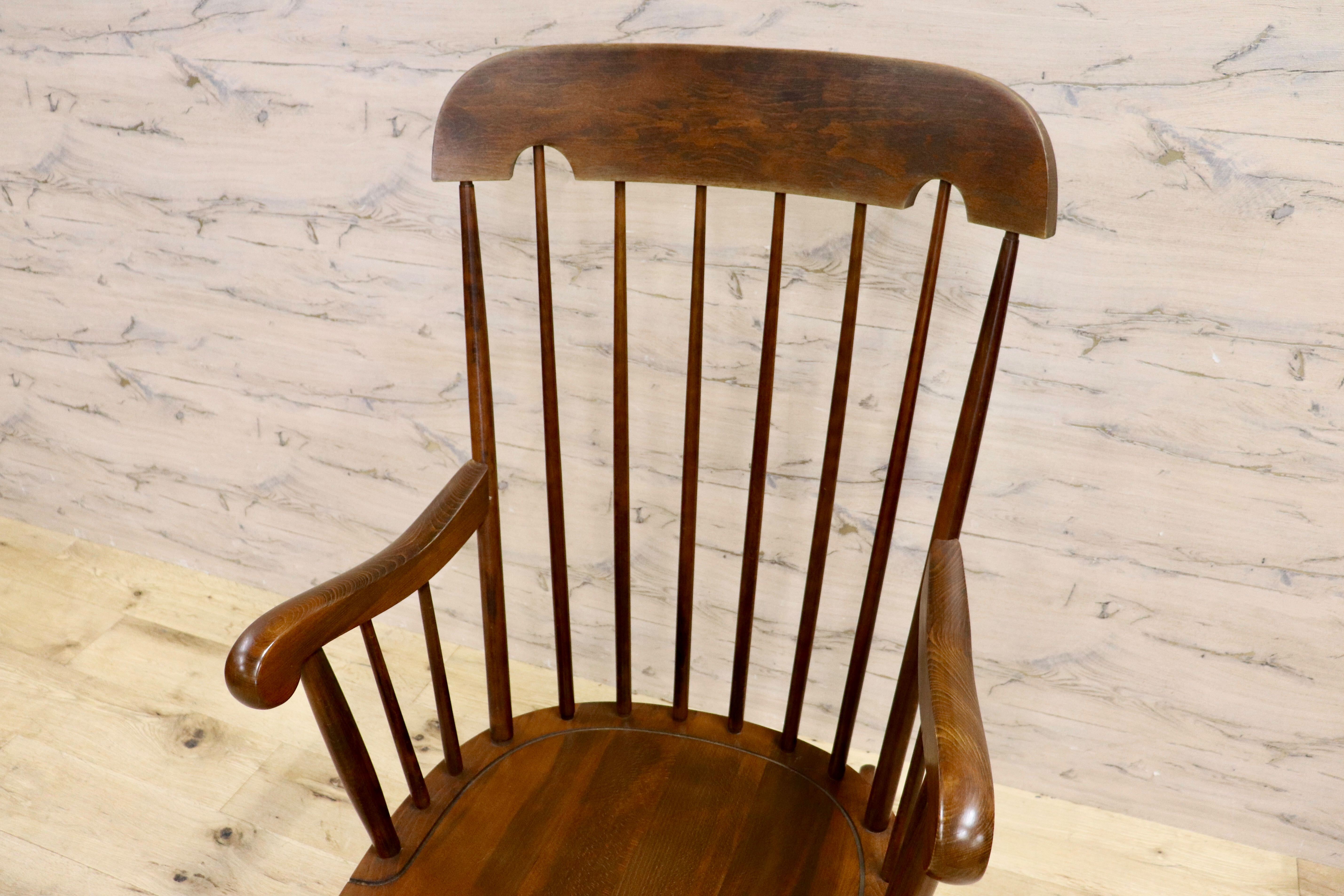 GMHS389○飛騨産業 / HIDA キツツキ 穂高 ロッキングチェア 揺り椅子 カントリー 古民家 レトロ ヴィンテージ アンティーク 木製