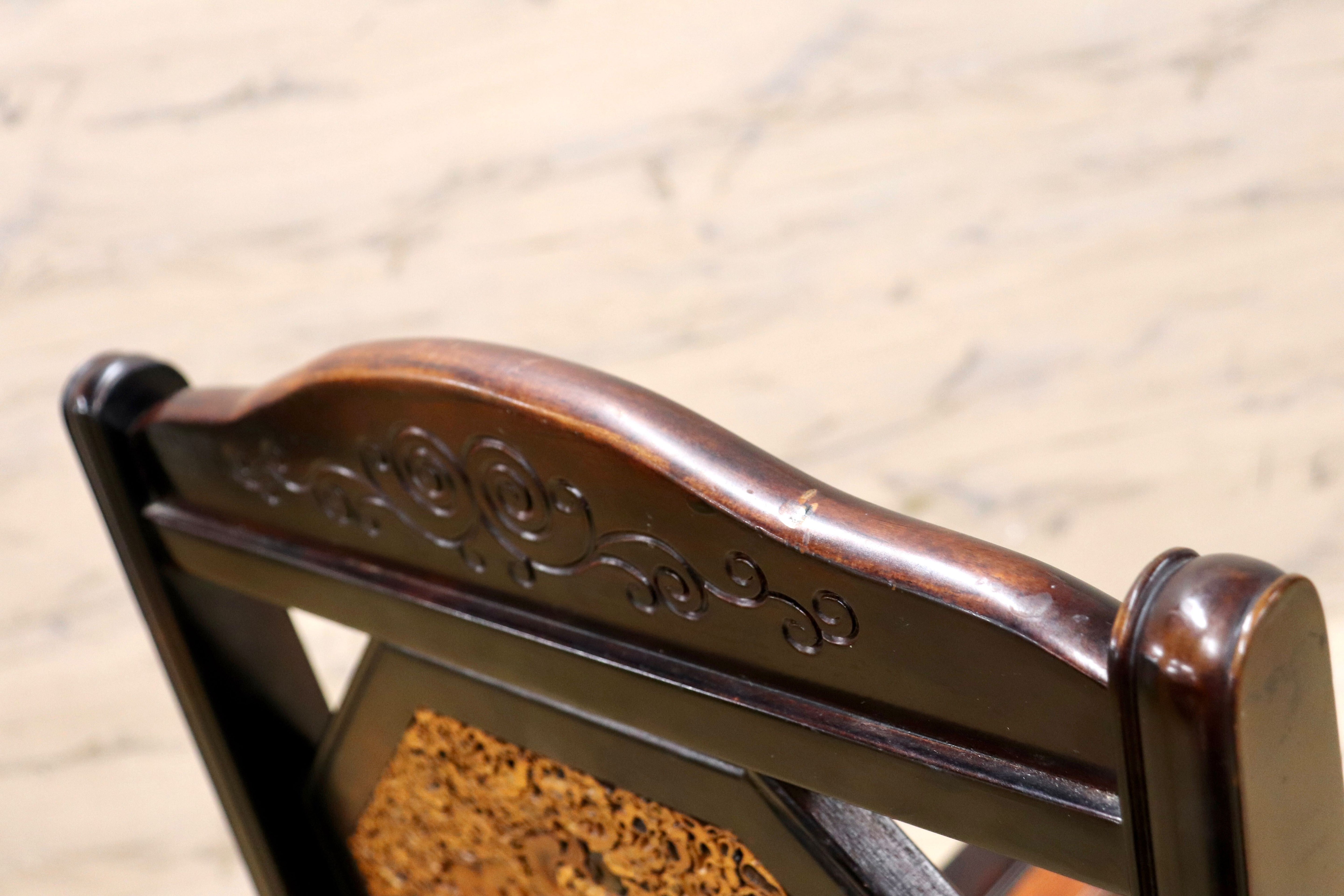 GMIK830E○最高級 中国美術 ダイニングチェア 椅子 チェア 唐木 和モダン アンティーク 綿密細工 稀少