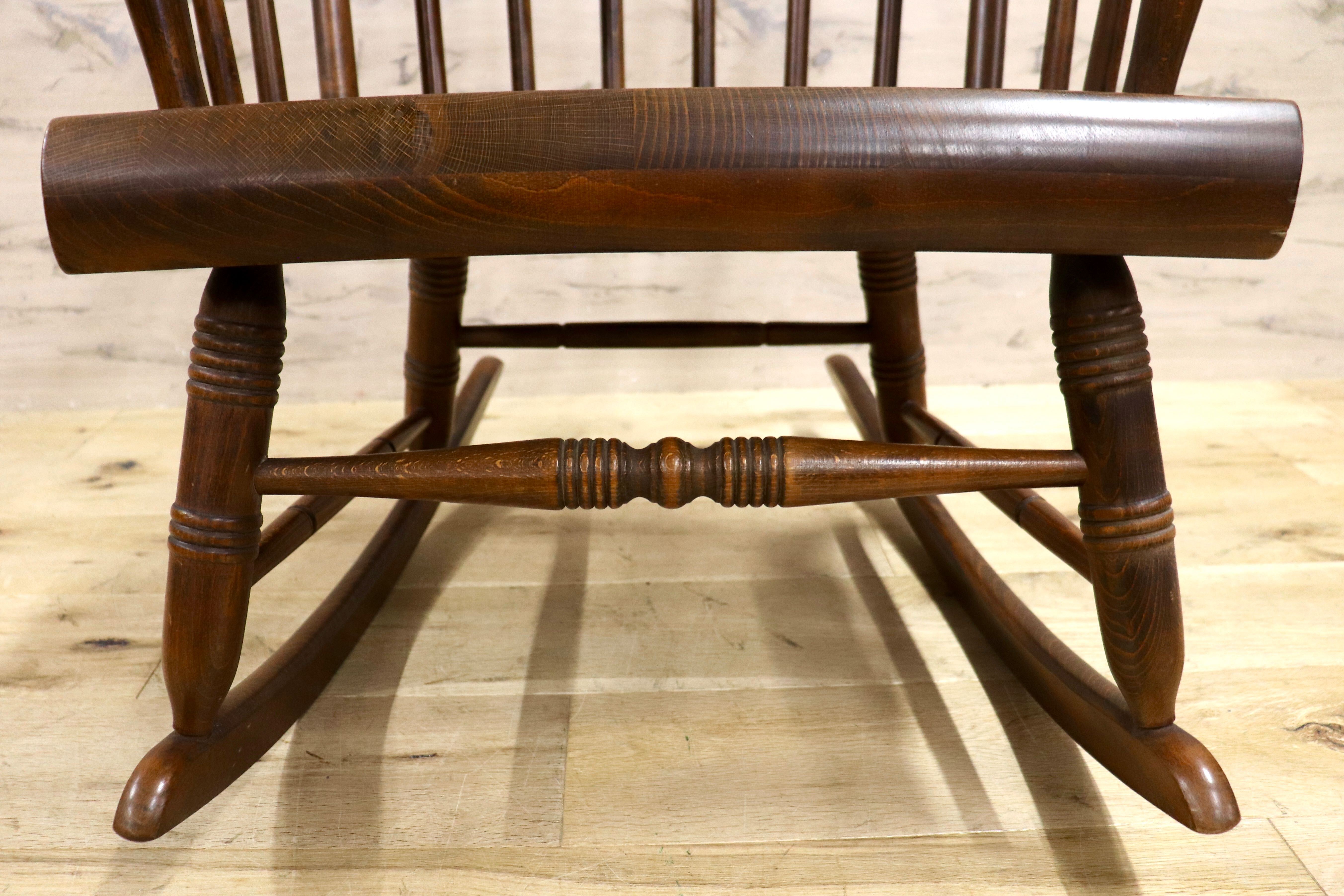 GMHS389○飛騨産業 / HIDA キツツキ 穂高 ロッキングチェア 揺り椅子 カントリー 古民家 レトロ ヴィンテージ アンティーク 木製