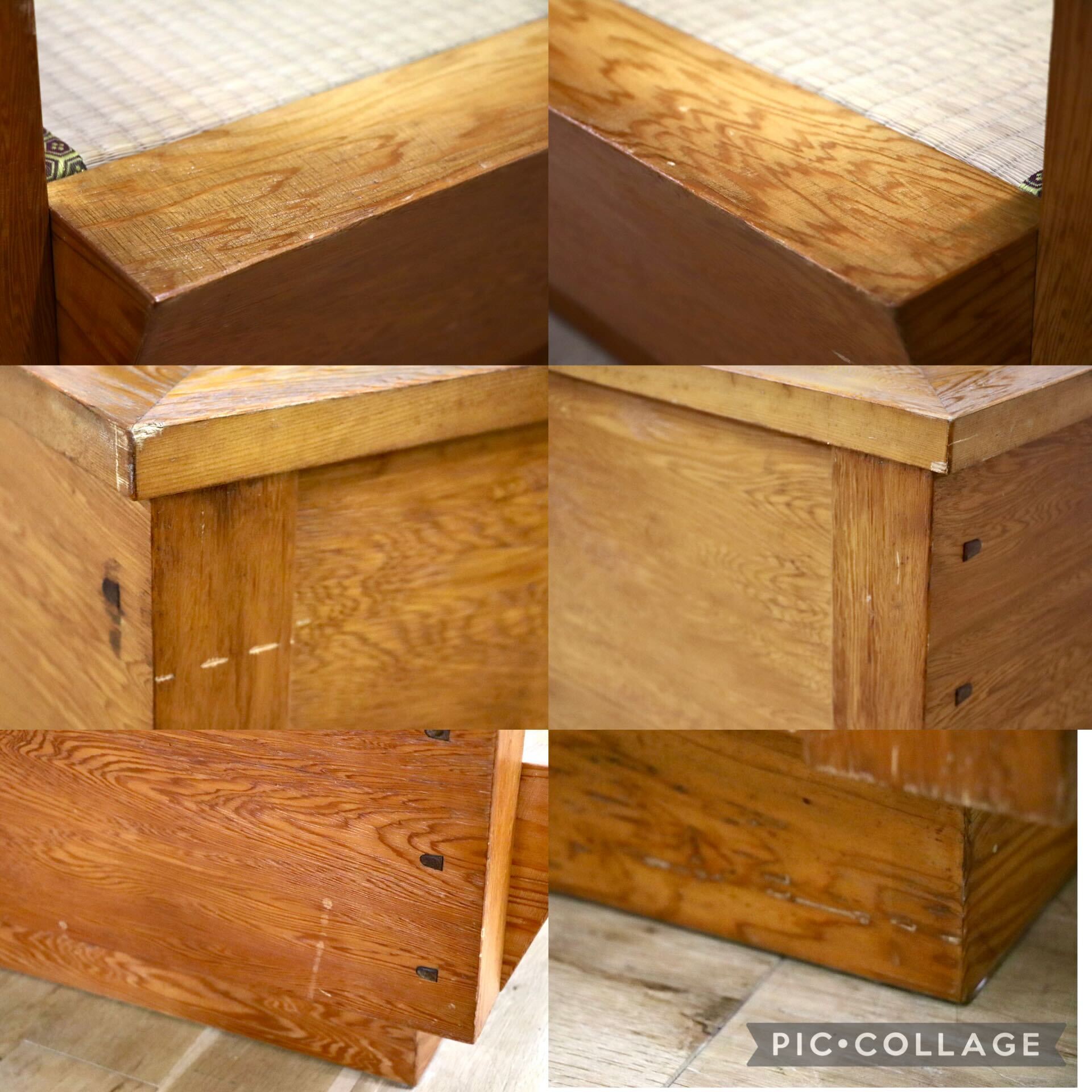 GMJH155A◯世界遺産屋久杉 1人掛けソファ 畳ソファ 応接 レトロ 和室 和モダン 和家具