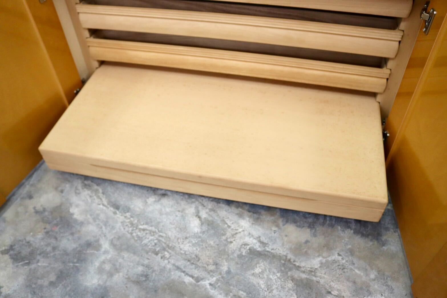 GMIK365C○松岡家具 シャンドール 最高級 和タンス バーズアイメープル 府中家具 桐 IDC大塚家具
