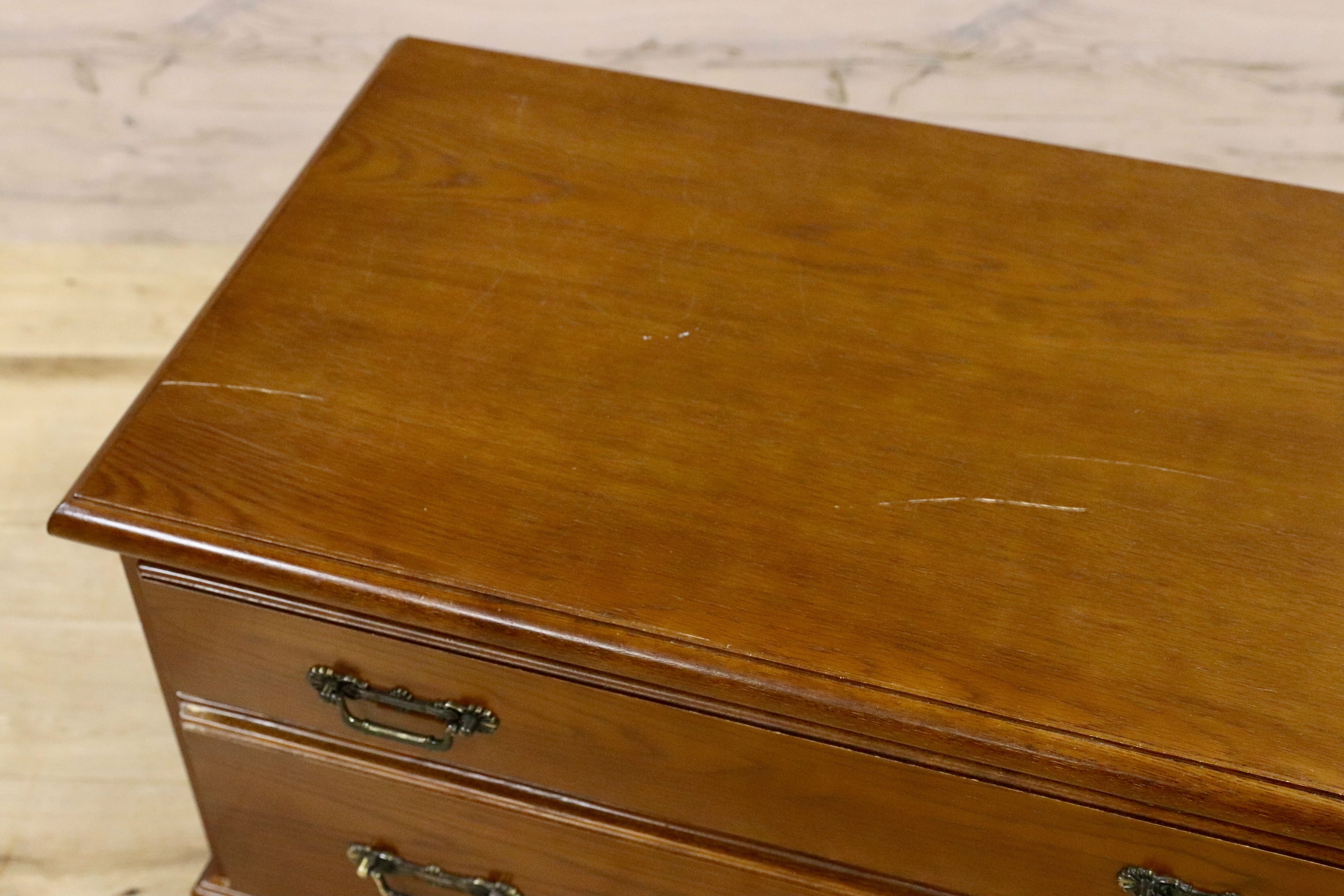 GMIS33○越後民芸家具 ローボード テレビボード チェスト サイドボード 楢材 ブラウン 和家具 レトロ アンティーク