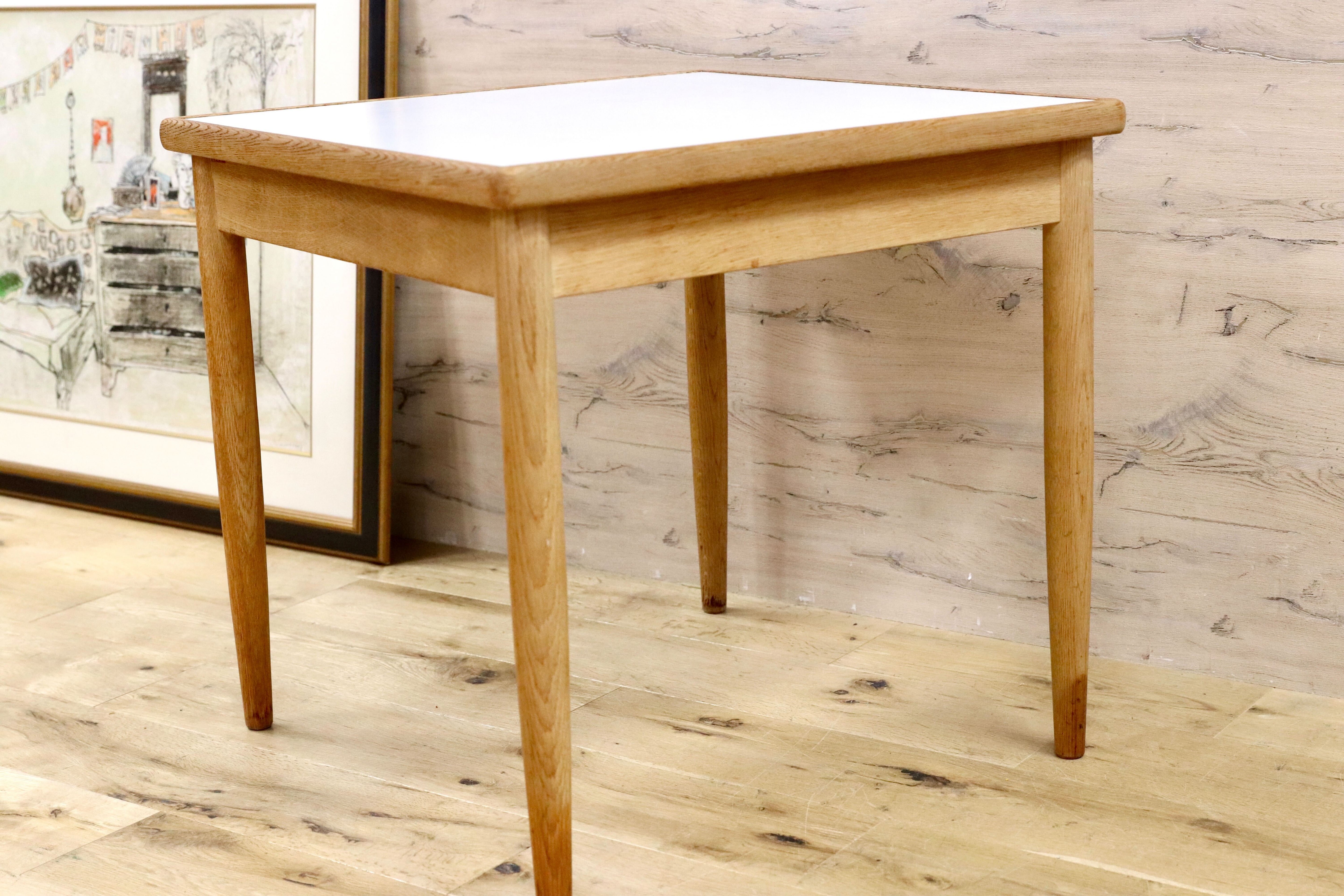 GMGK533D○オールドカリモク karimoku サイドテーブル コーヒーテーブル 花台 飾り台 コンソールテーブル オーク材 ヴィンテージ