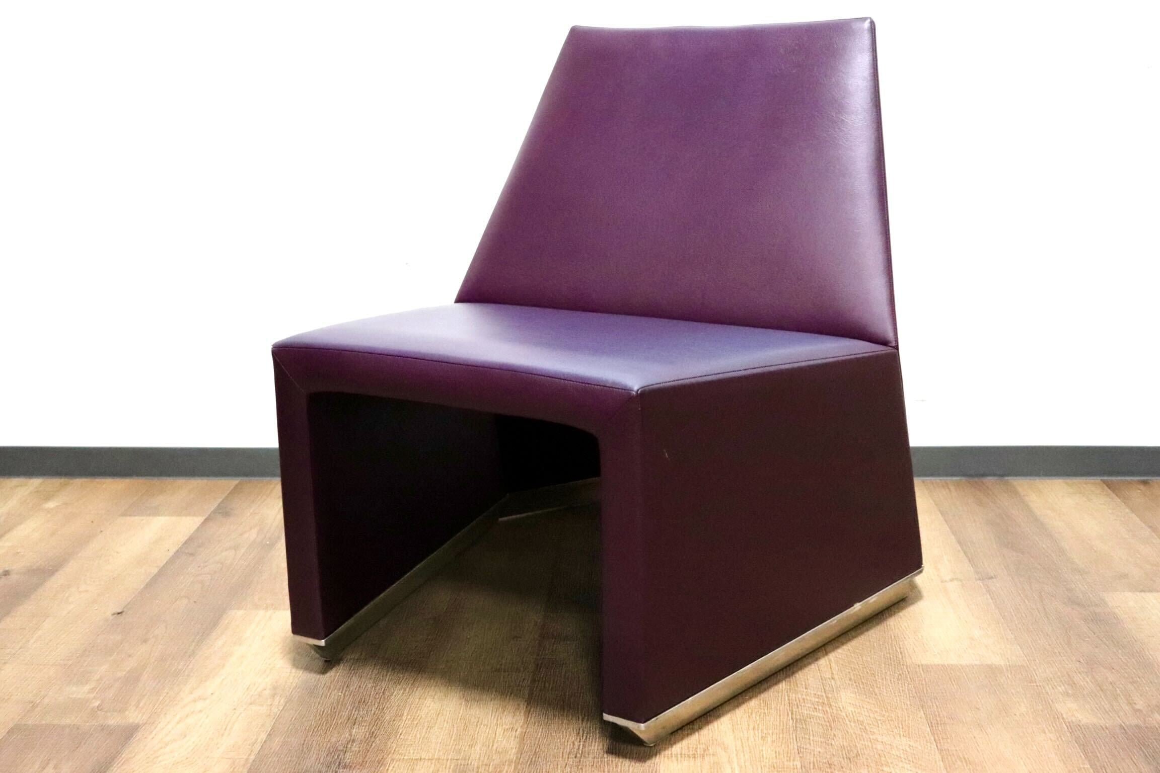 GMHH135C○Cassina ixc / カッシーナイクスシー ラウンジチェア システムチェア 椅子 1人掛けソファ ロビー レザー イタリア ポストモダン