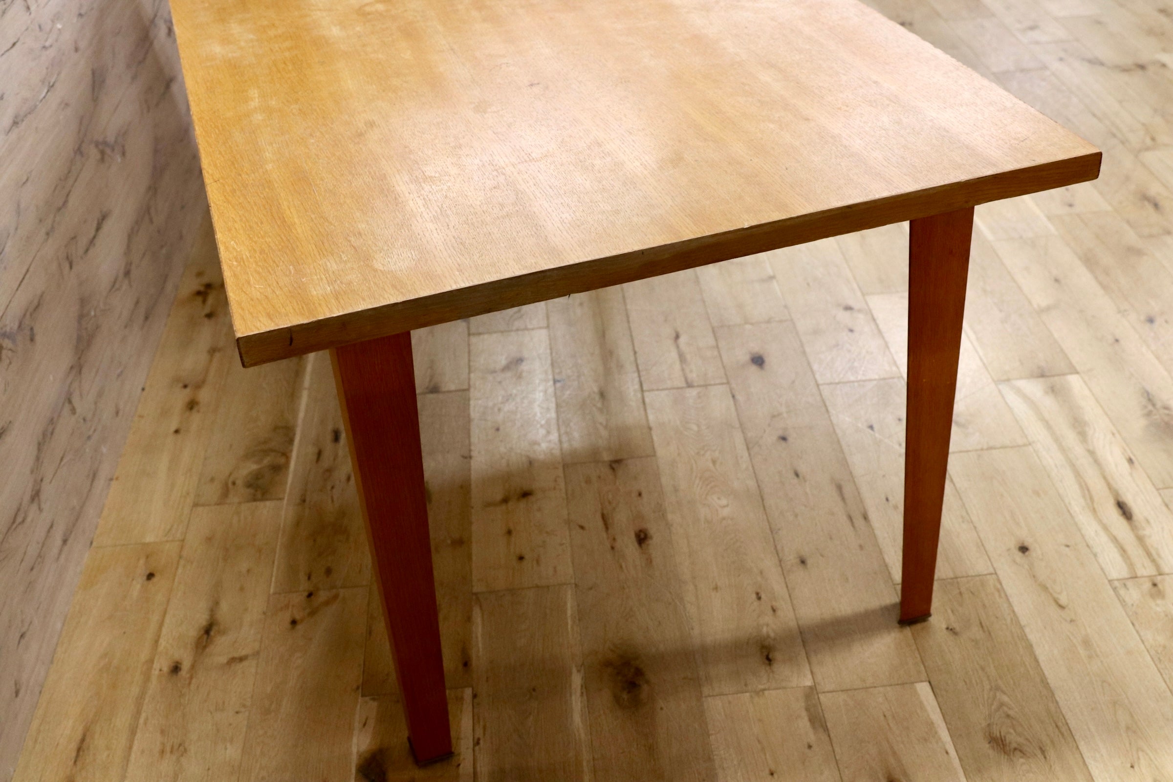 GMJH303○INTERDECOR / インターデコール MATRIX マトリクス ダイニングテーブル オーク突板 Cassina カッシーナ ヴィンテージ 稀少