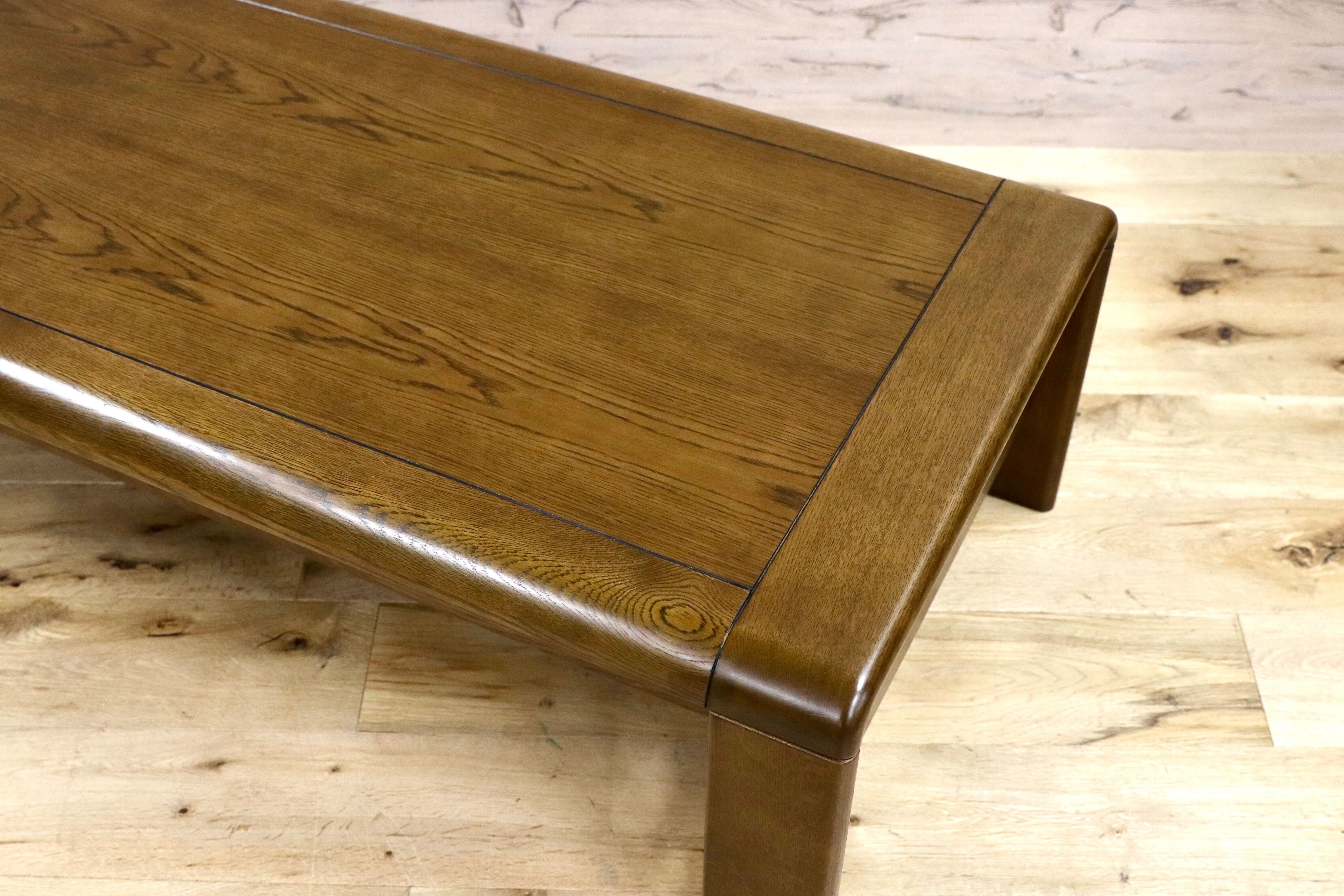 GMGK537○karimoku / カリモク センターテーブル リビングテーブル 応接 机 楢材 ローテーブル 国産家具 和モダン