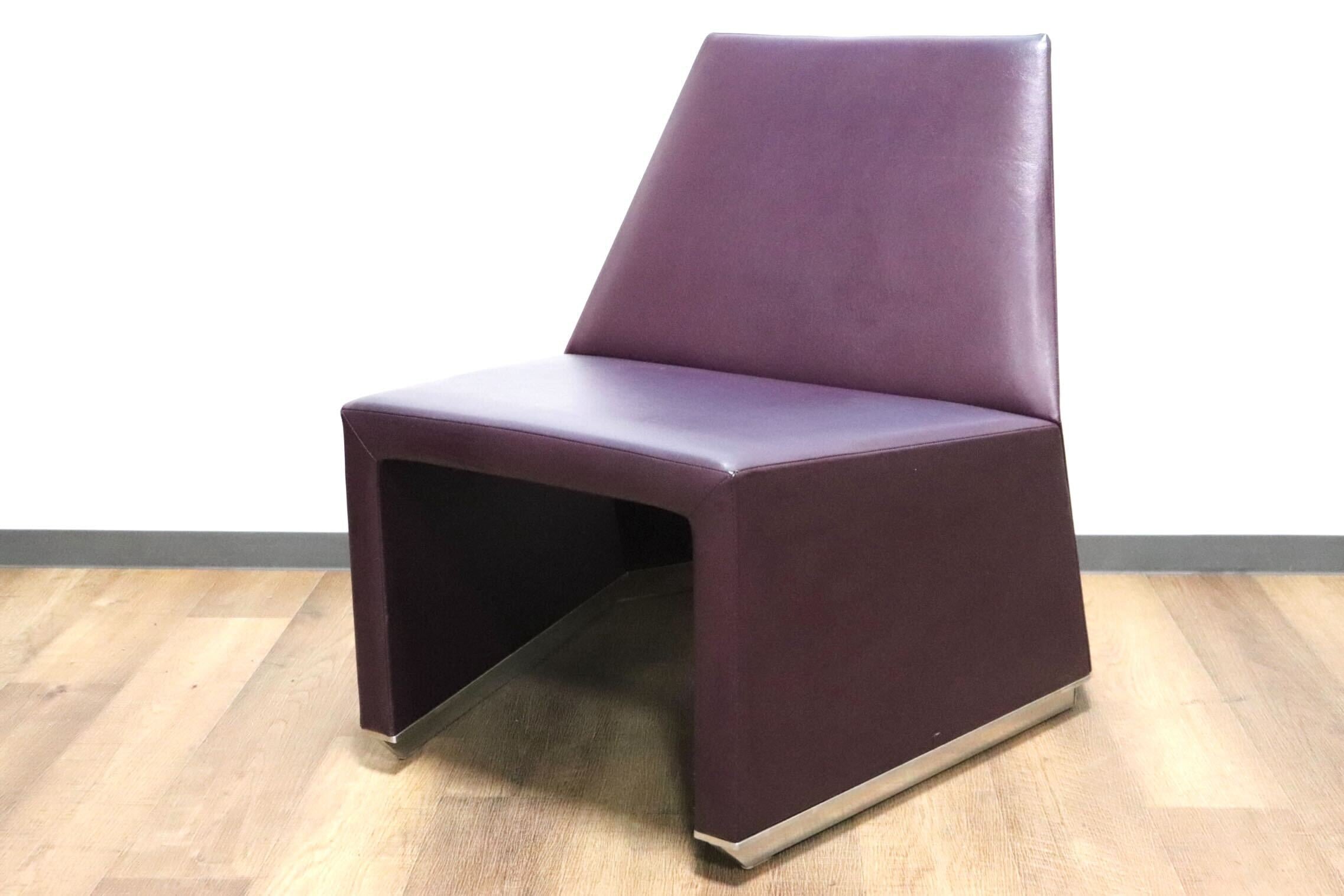 GMHH135D○Cassina ixc / カッシーナイクスシー ラウンジチェア システムチェア 椅子 1人掛けソファ ロビー レザー イタリア ポストモダン